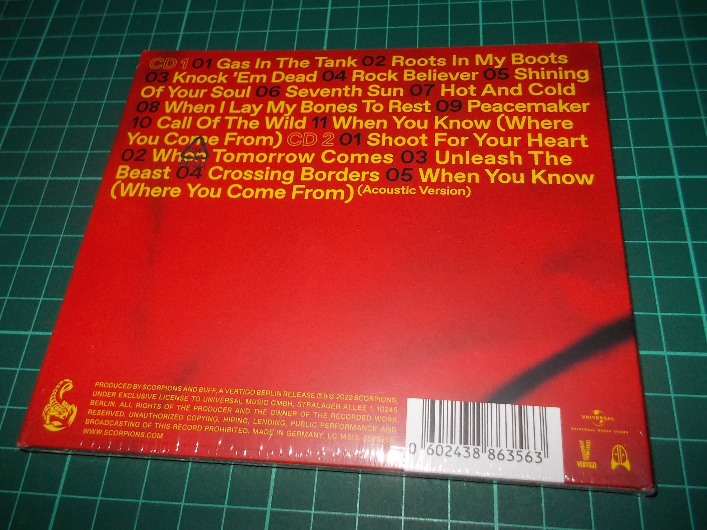 Scorpions - Rock Believer - Limited Deluxe Edition (2CD) Sleevepack
