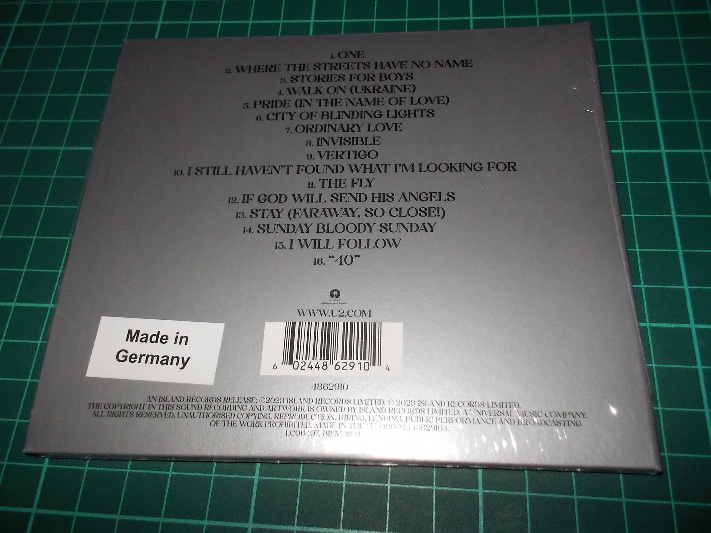 U2 - Songs of Surrender (CD) Digipack