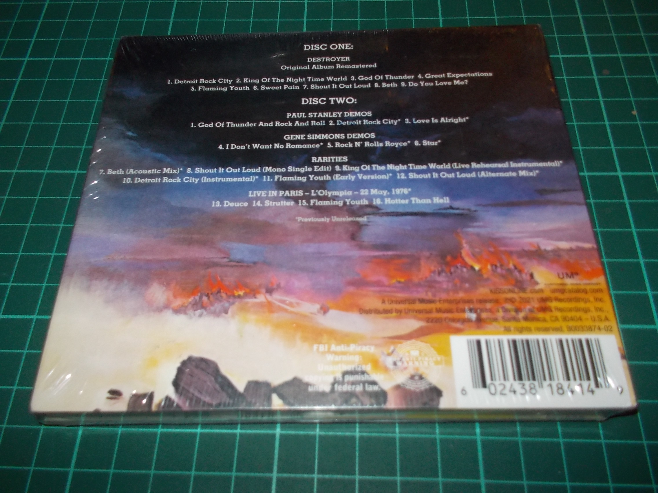 Kiss - Destroyer - 45th Anniversary - DELUXE EDITION (2CD) Digipack
