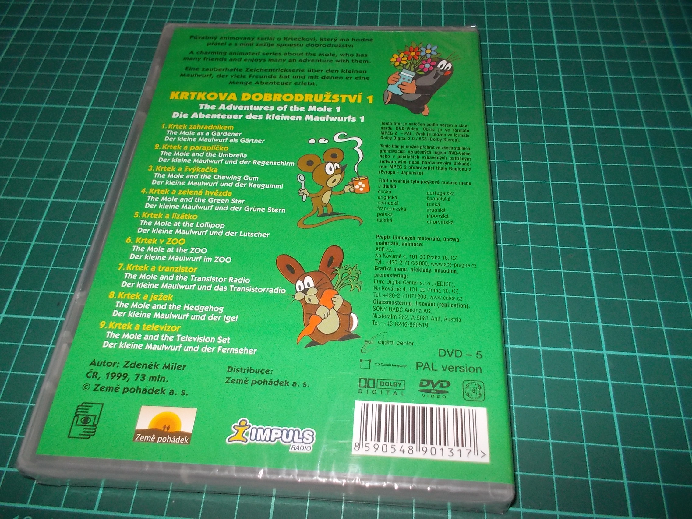 Krtkova dobrodružství 1 (DVD)