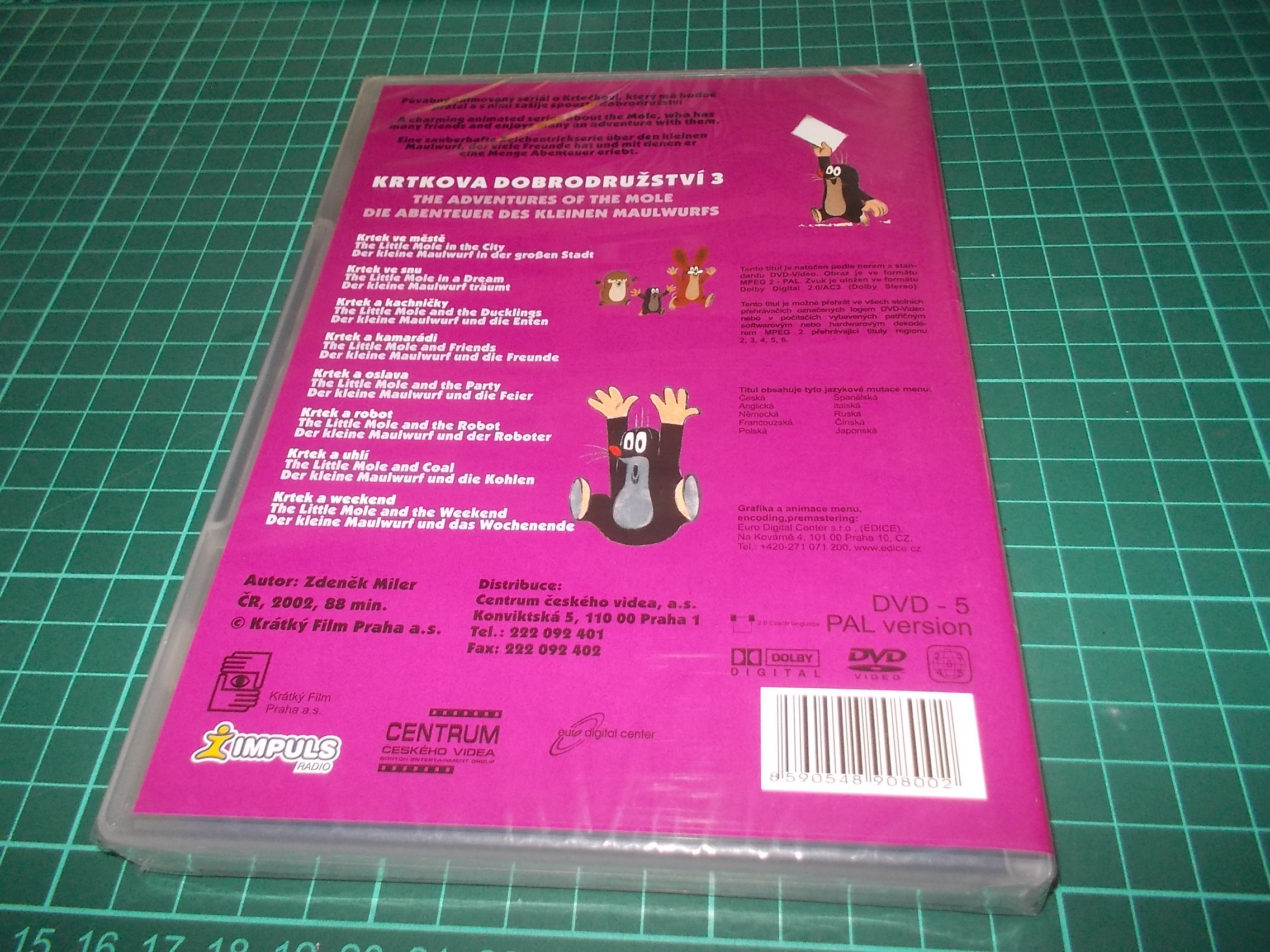 Krtkova dobrodružství 3 (DVD)