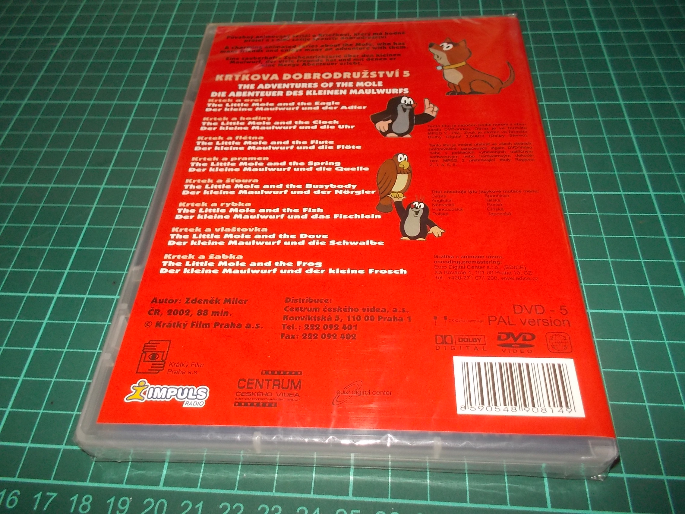 Krtkova dobrodružství 5 (DVD)