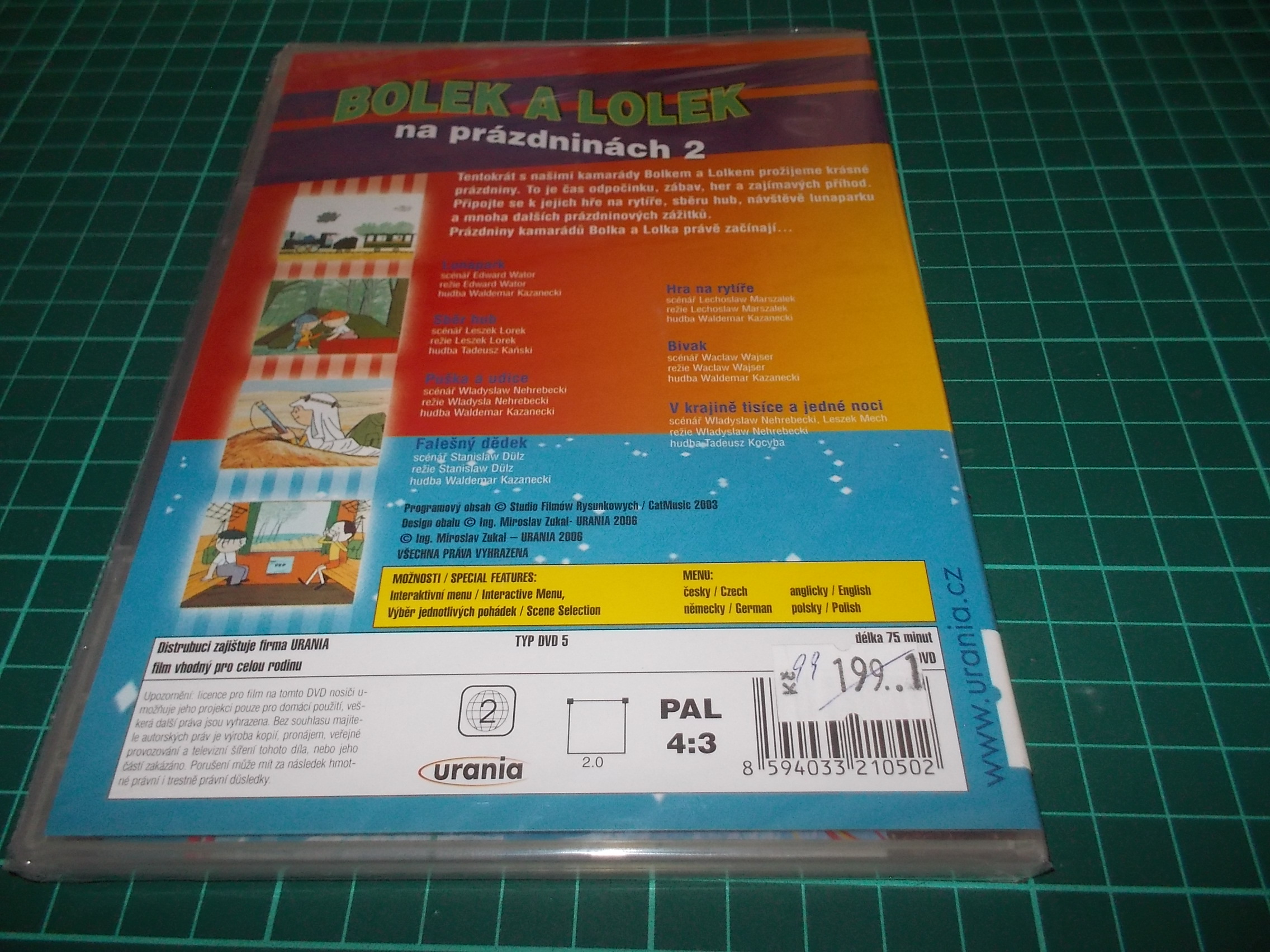 Bolek a Lolek na prázdninách 2 (DVD) Slim