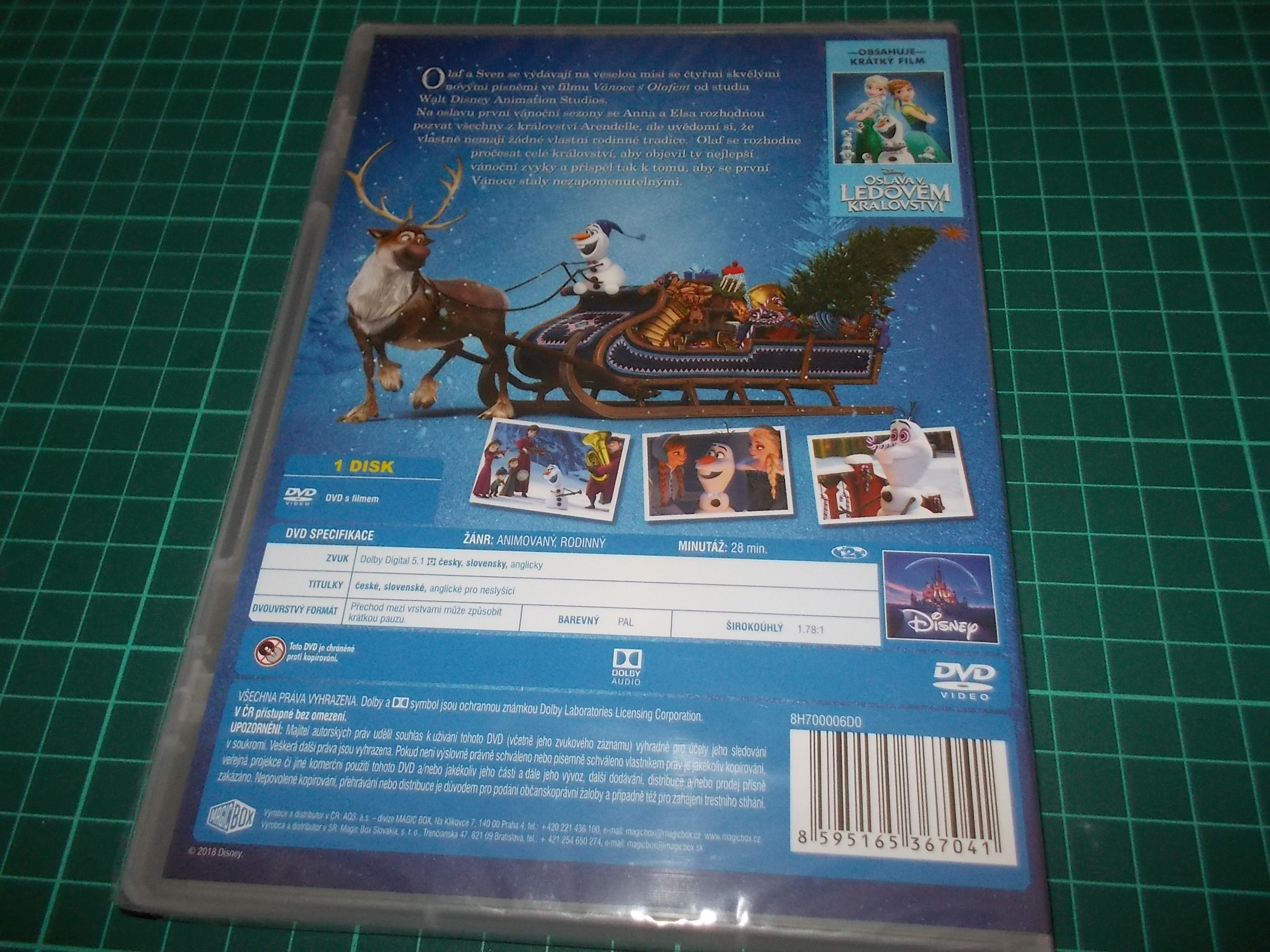 Ledové království: Vánoce s Olafem (DVD)