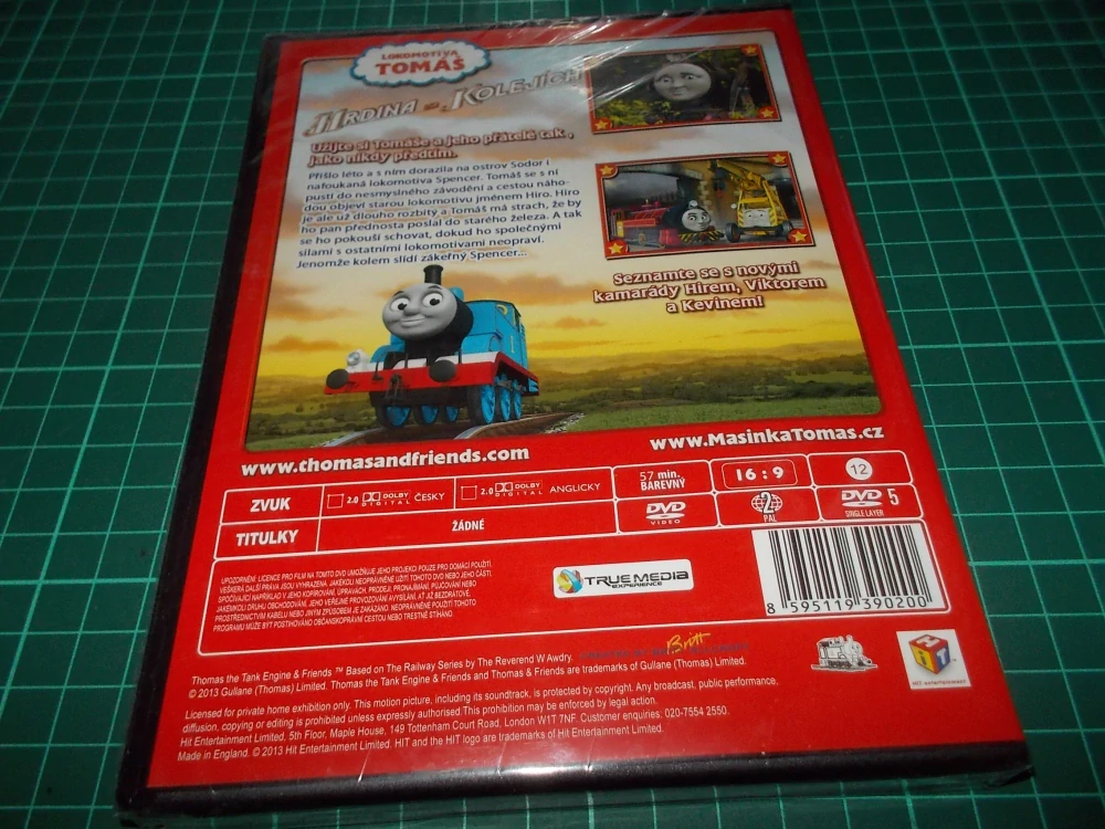 Lokomotiva Tomáš - Hrdina na kolejích (DVD)