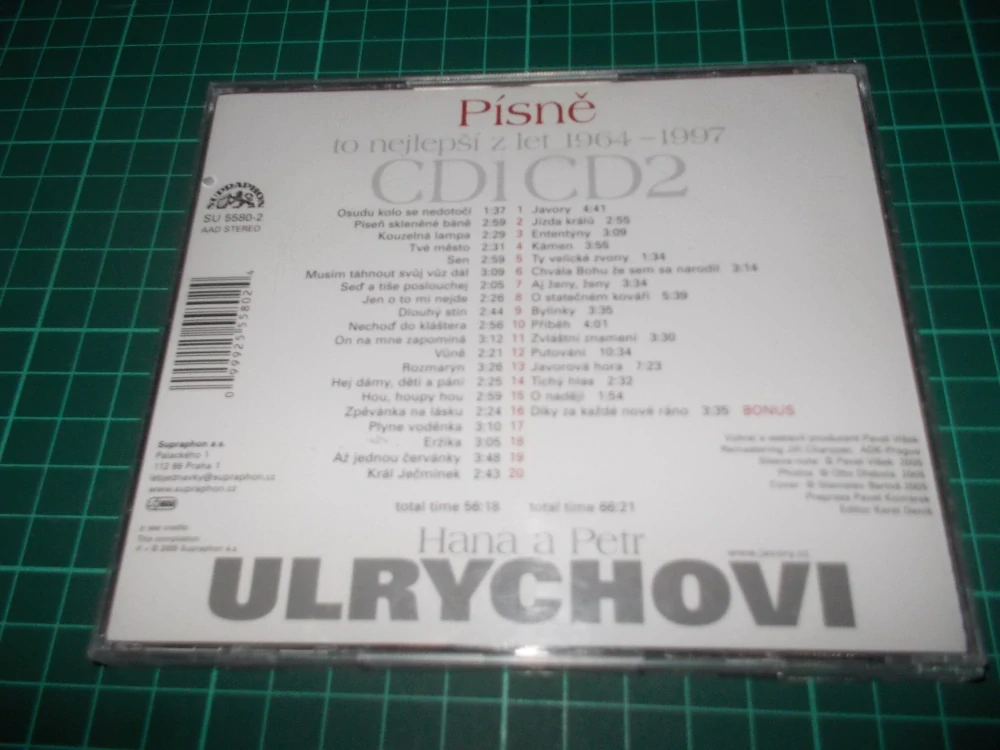 Hana a Petr Ulrychovi - Písně (2CD) BAZAR ROZBALENO