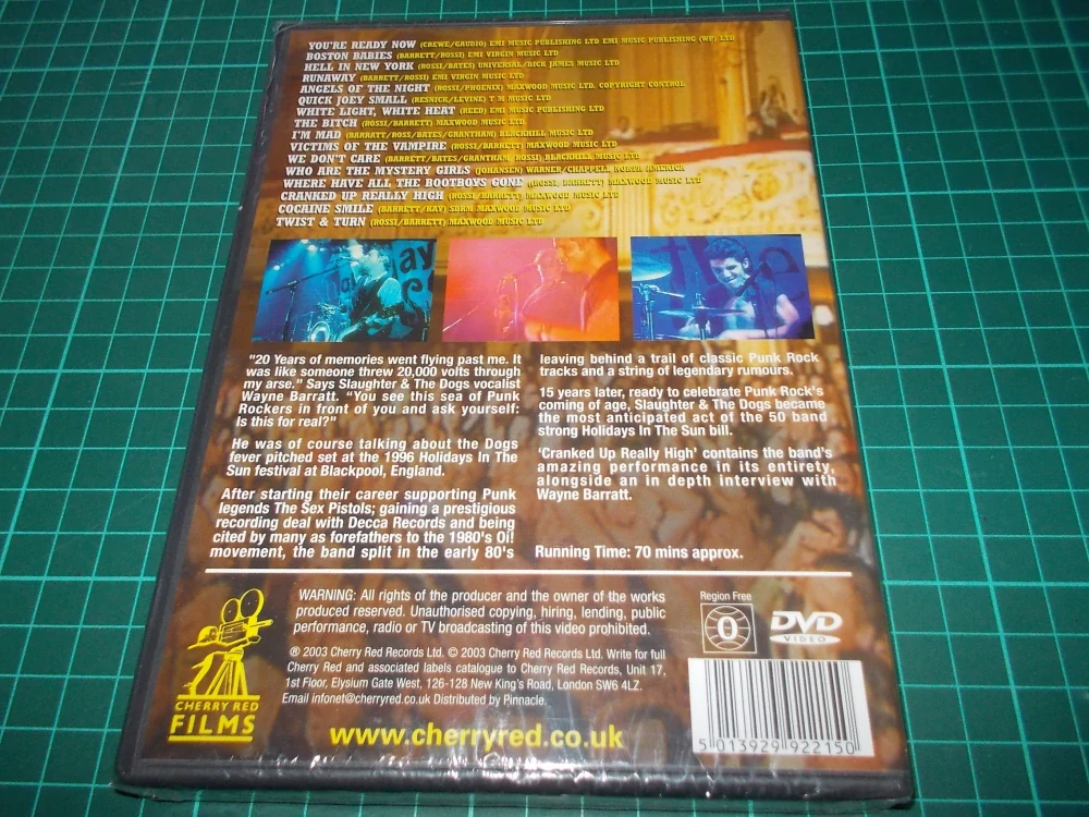 Slaughter & The Dogs - Cranked Up Really High (DVD)