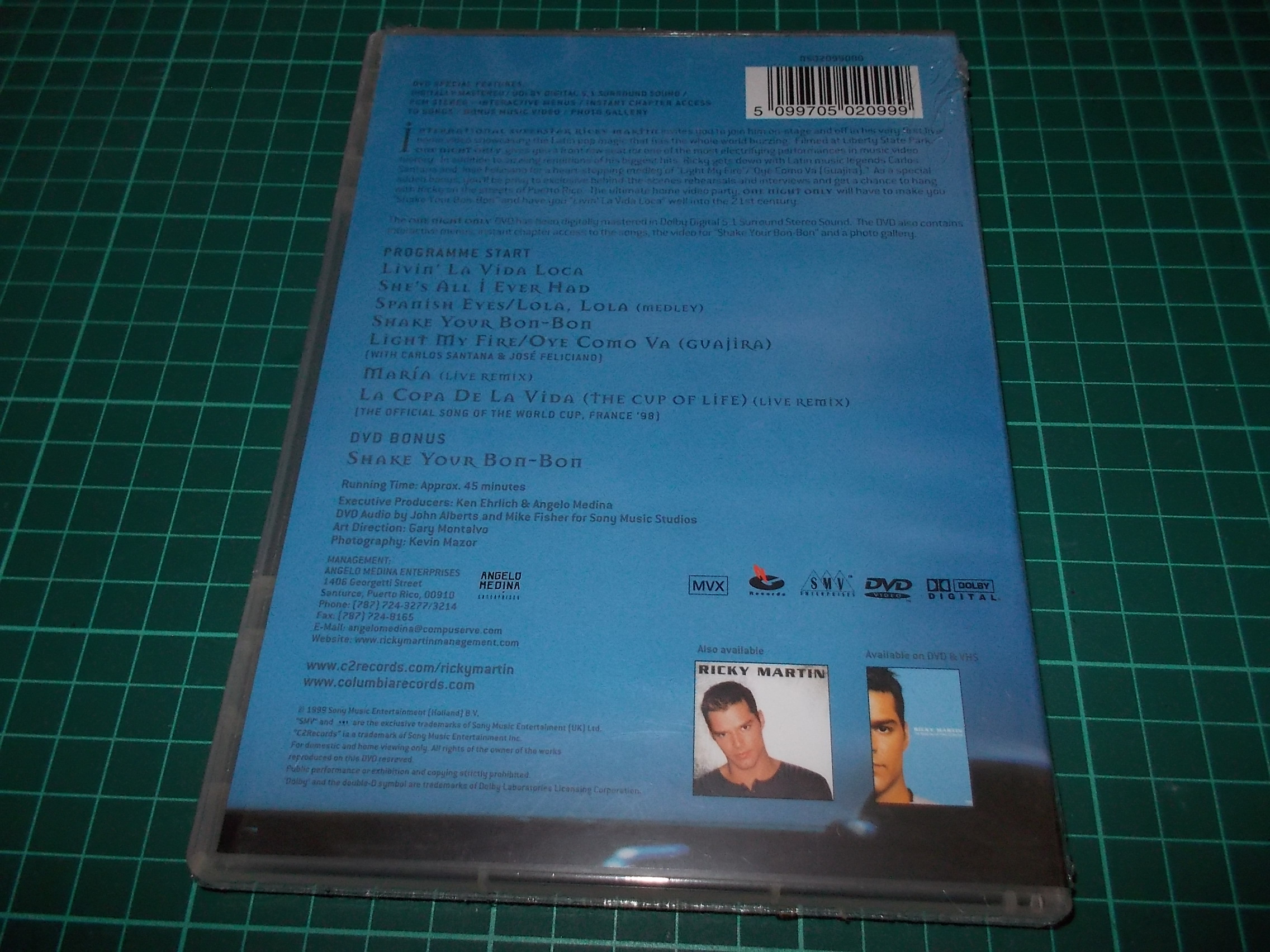 Ricky Martin - One Night Only (DVD)