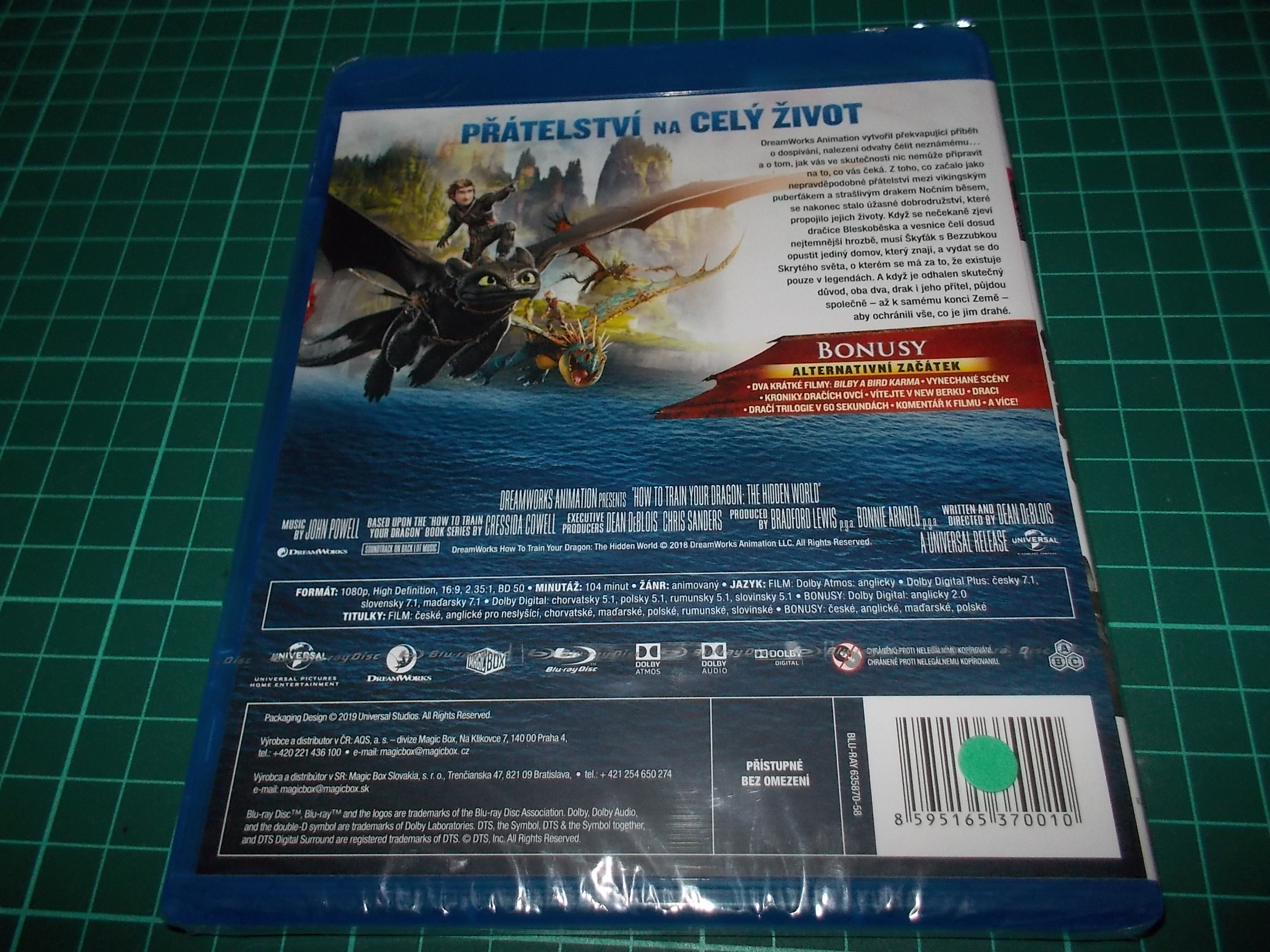 Jak vycvičit draka 3 Blu-ray