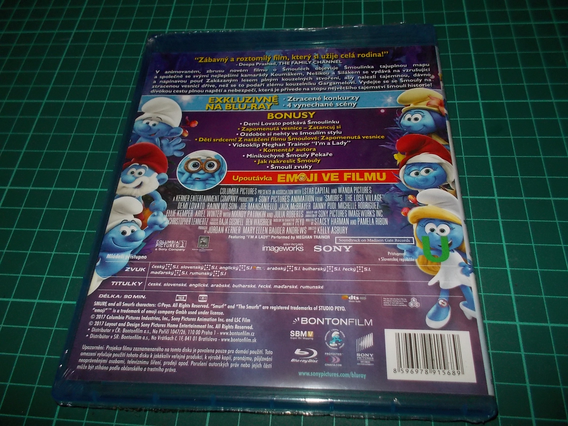 Šmoulové: Zapomenutá vesnice Blu-ray