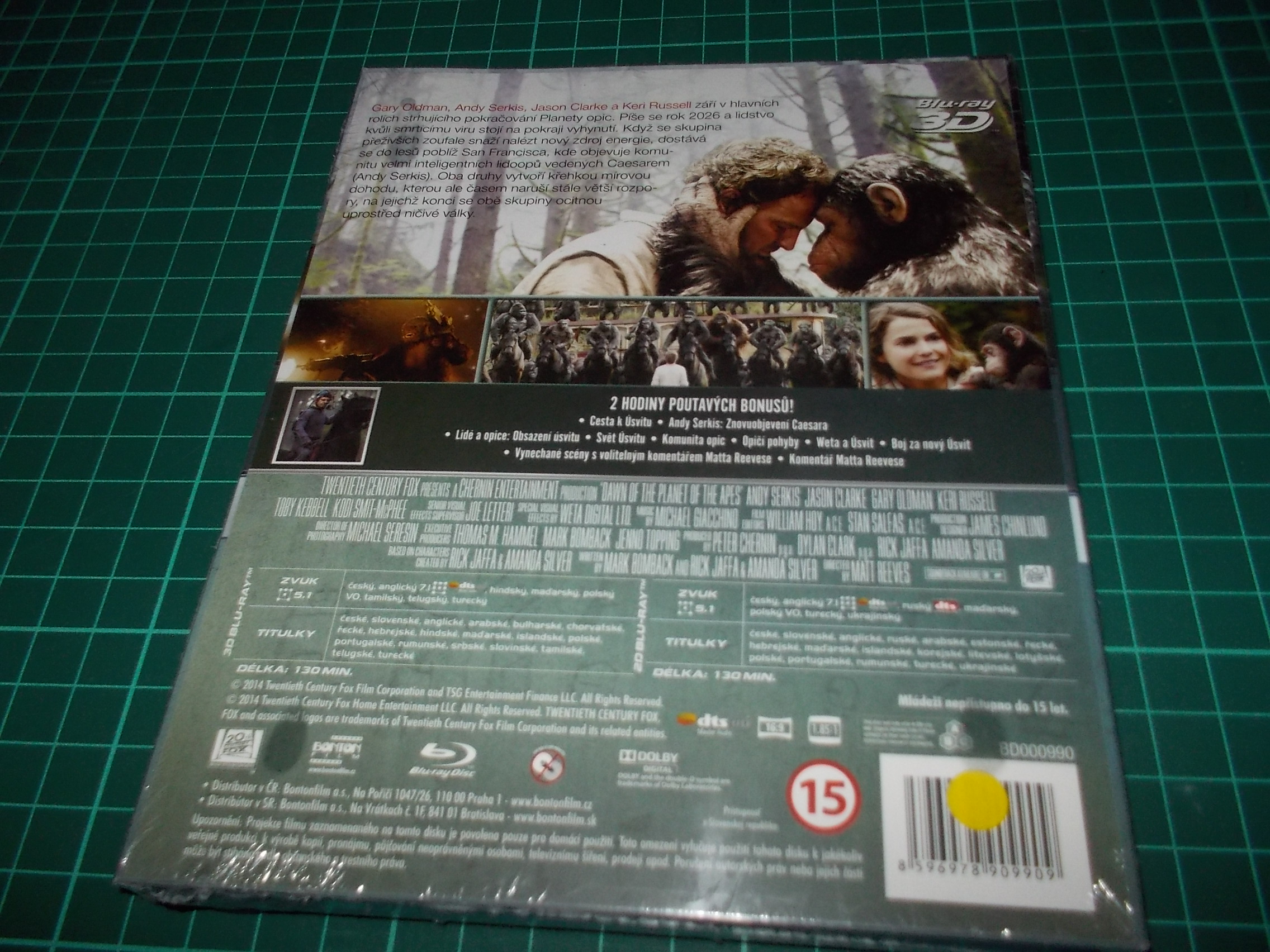 Úsvit planety opic - Blu-ray (2D+3D)