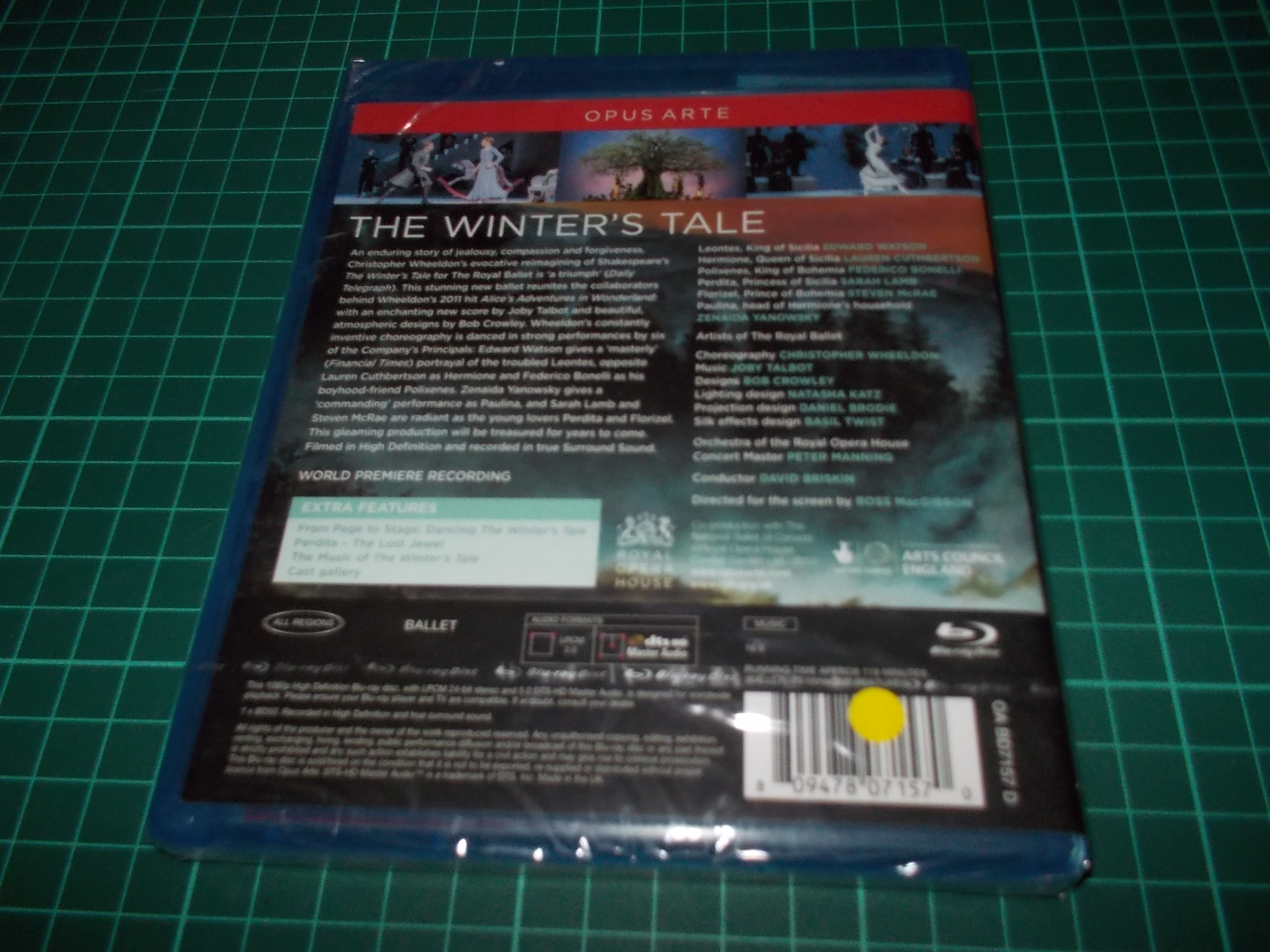 CHRISTOPHER WEELDON JOBY TALBOT - THE WINTEŔS TALE Blu-ray