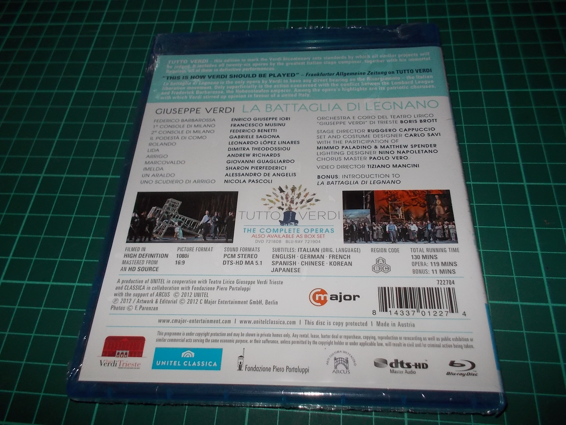 VERDI - La Battaglia Di Legnano Blu-ray