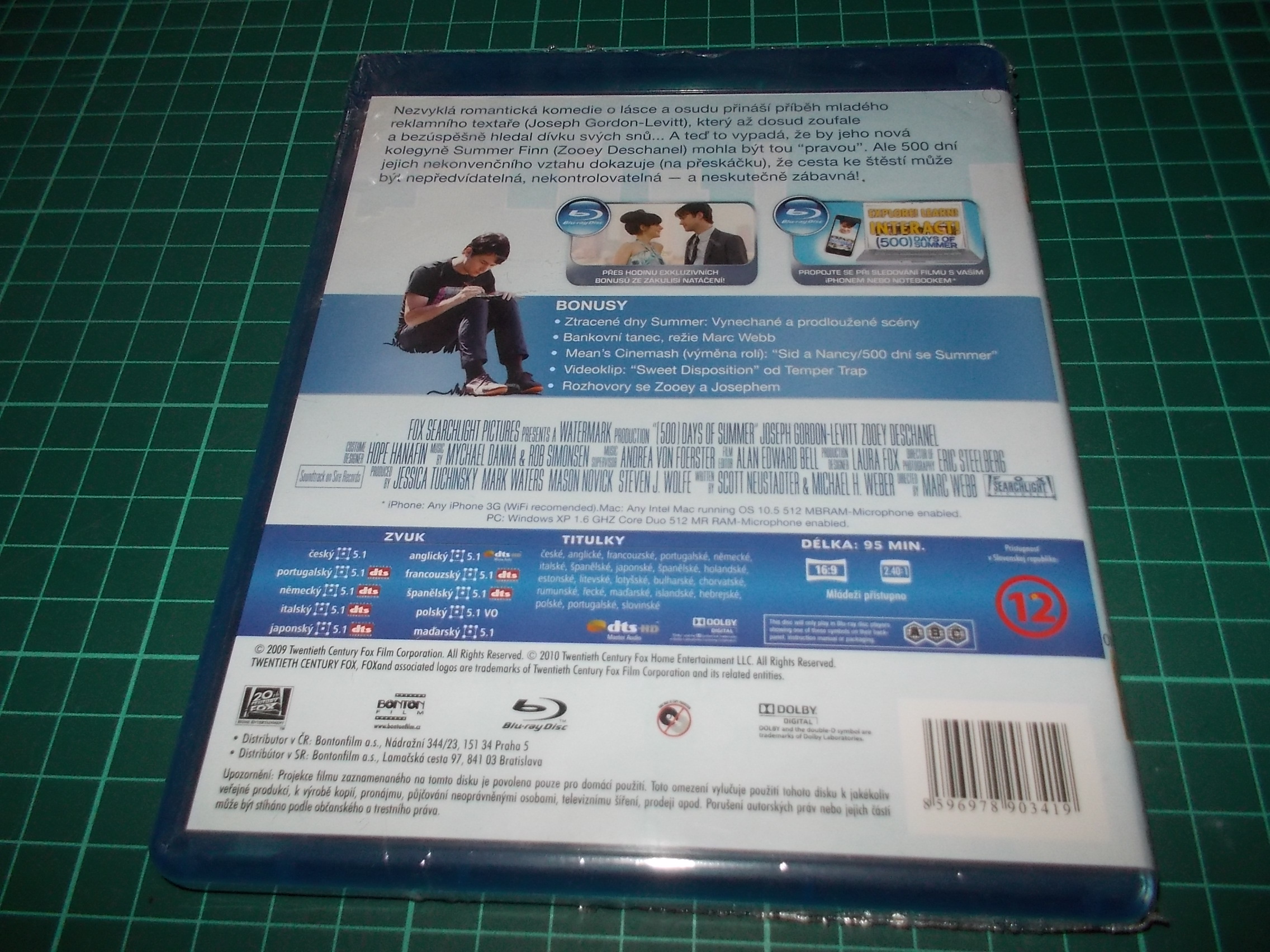 500 dní se Summer - Byla jednou jedna láska Blu-ray