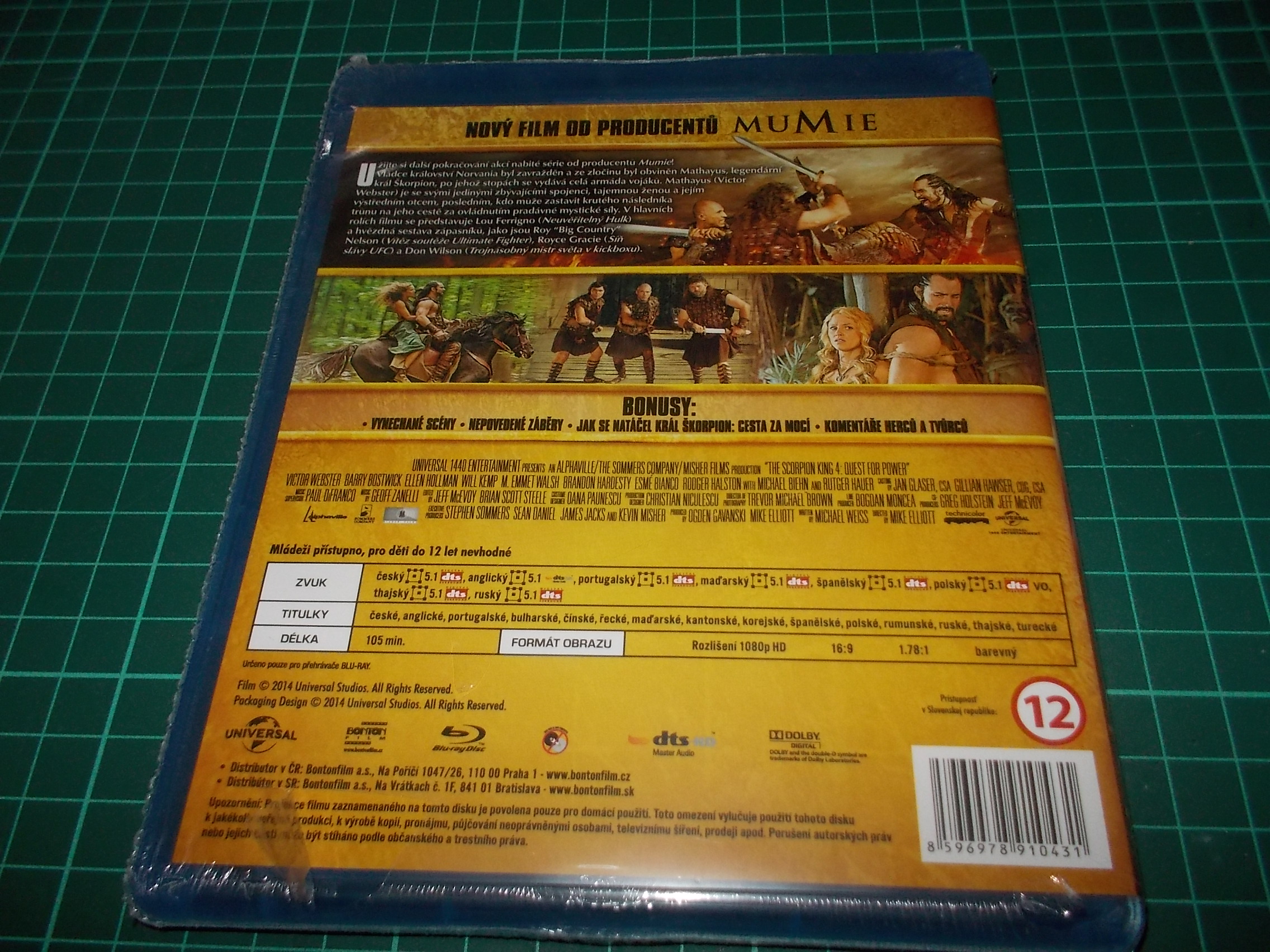 Král Škorpion: Cesta za mocí Blu-ray