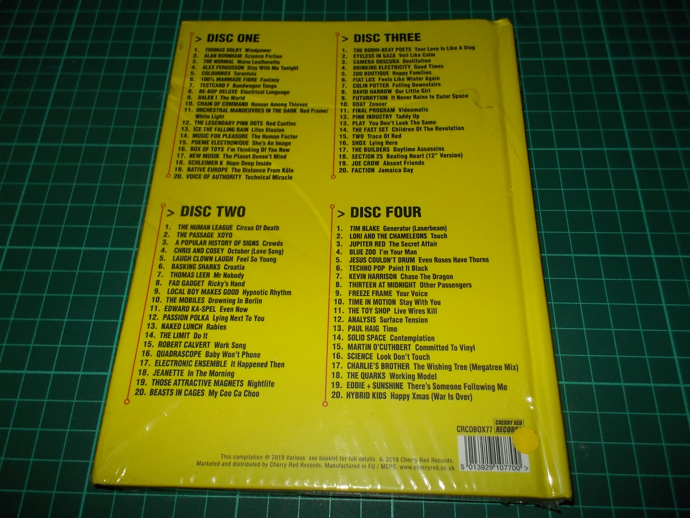 Various - Electrical Language (Independent British Synth Pop 78-84) (4DVD) Book