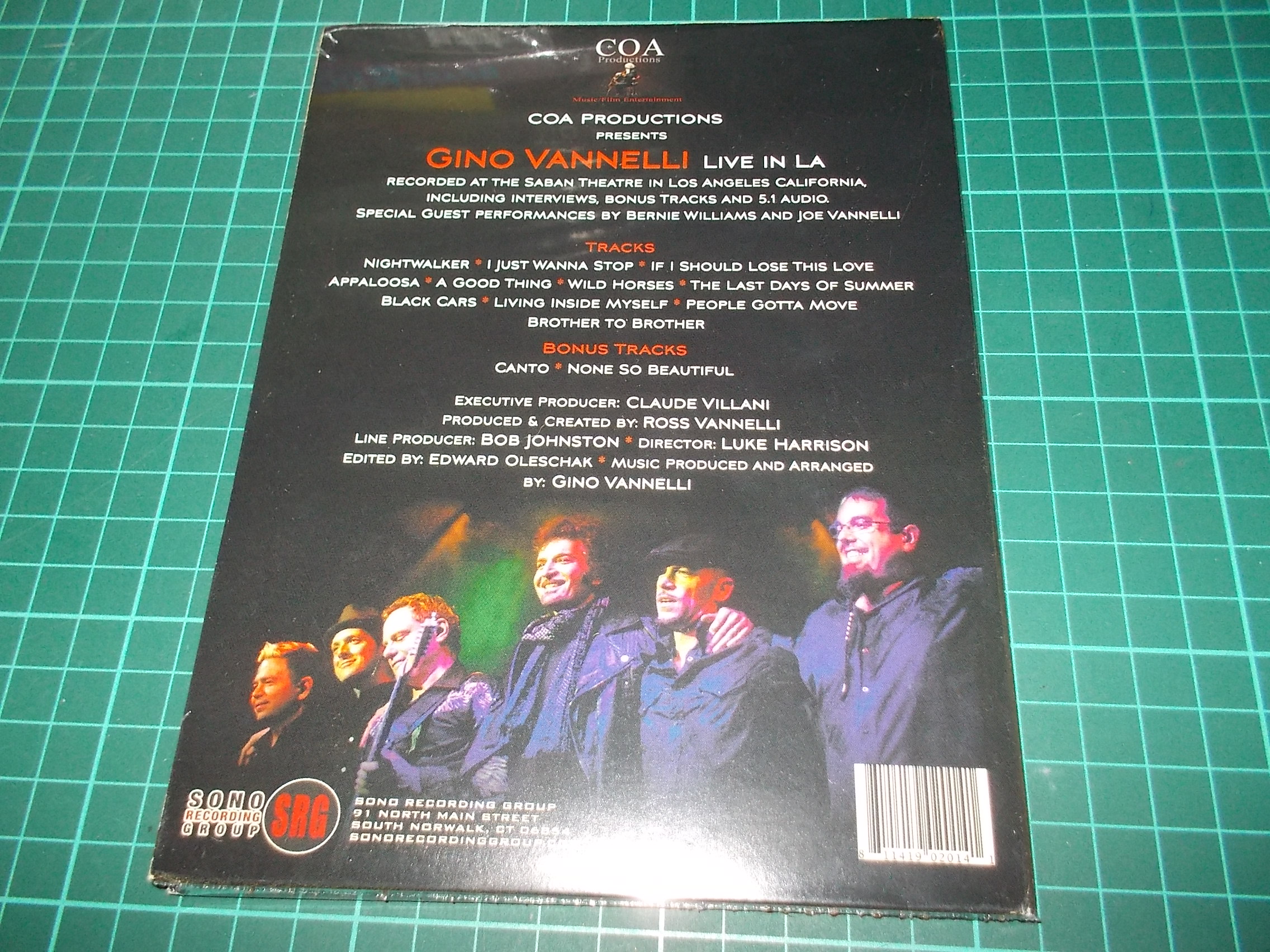 Gino Vannelli - Live In LA (DVD)