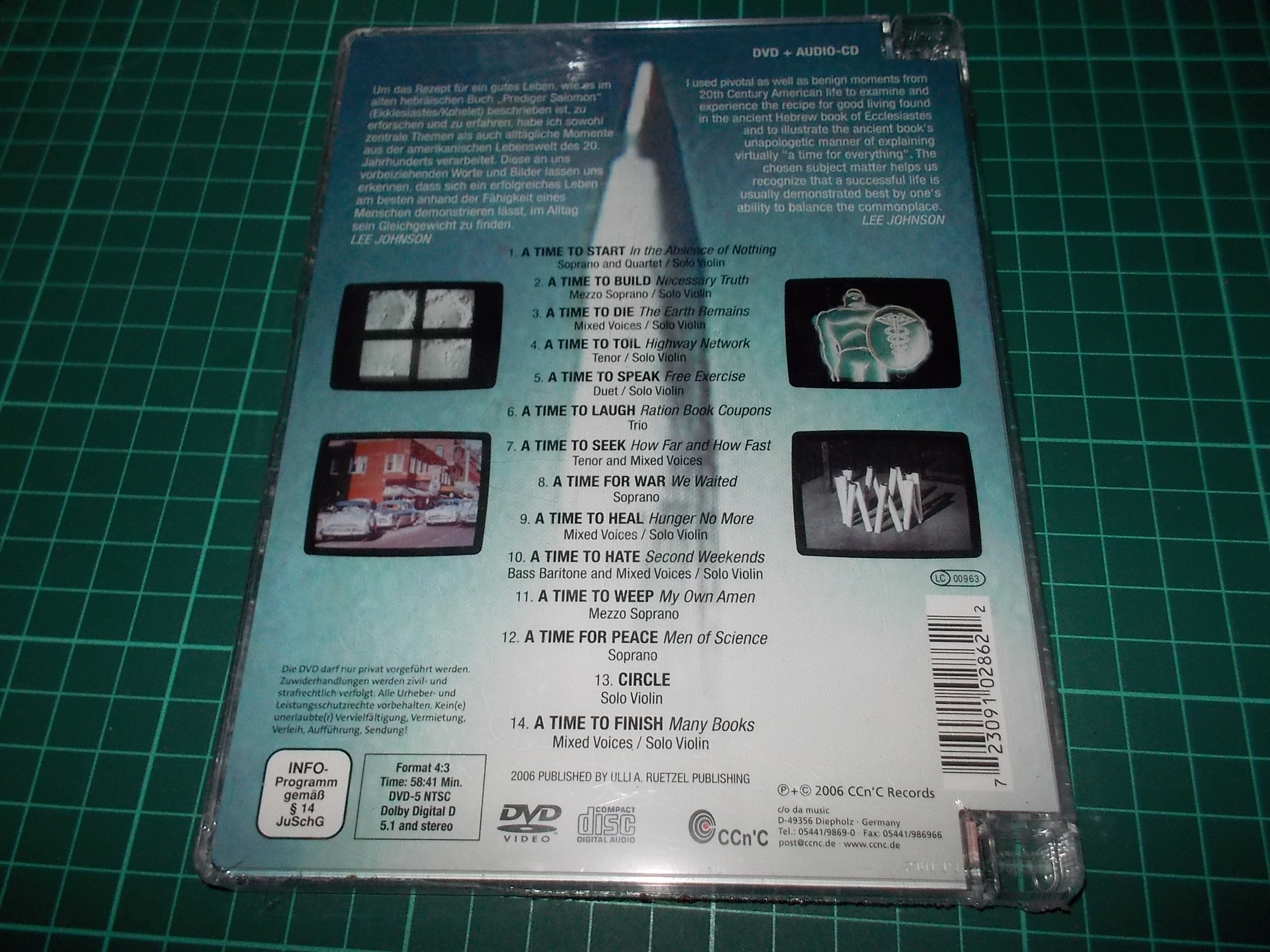 Lee Johnson - Every Matter Under Heaven - AN AMERICAN ORATORIO (DVD/CD)
