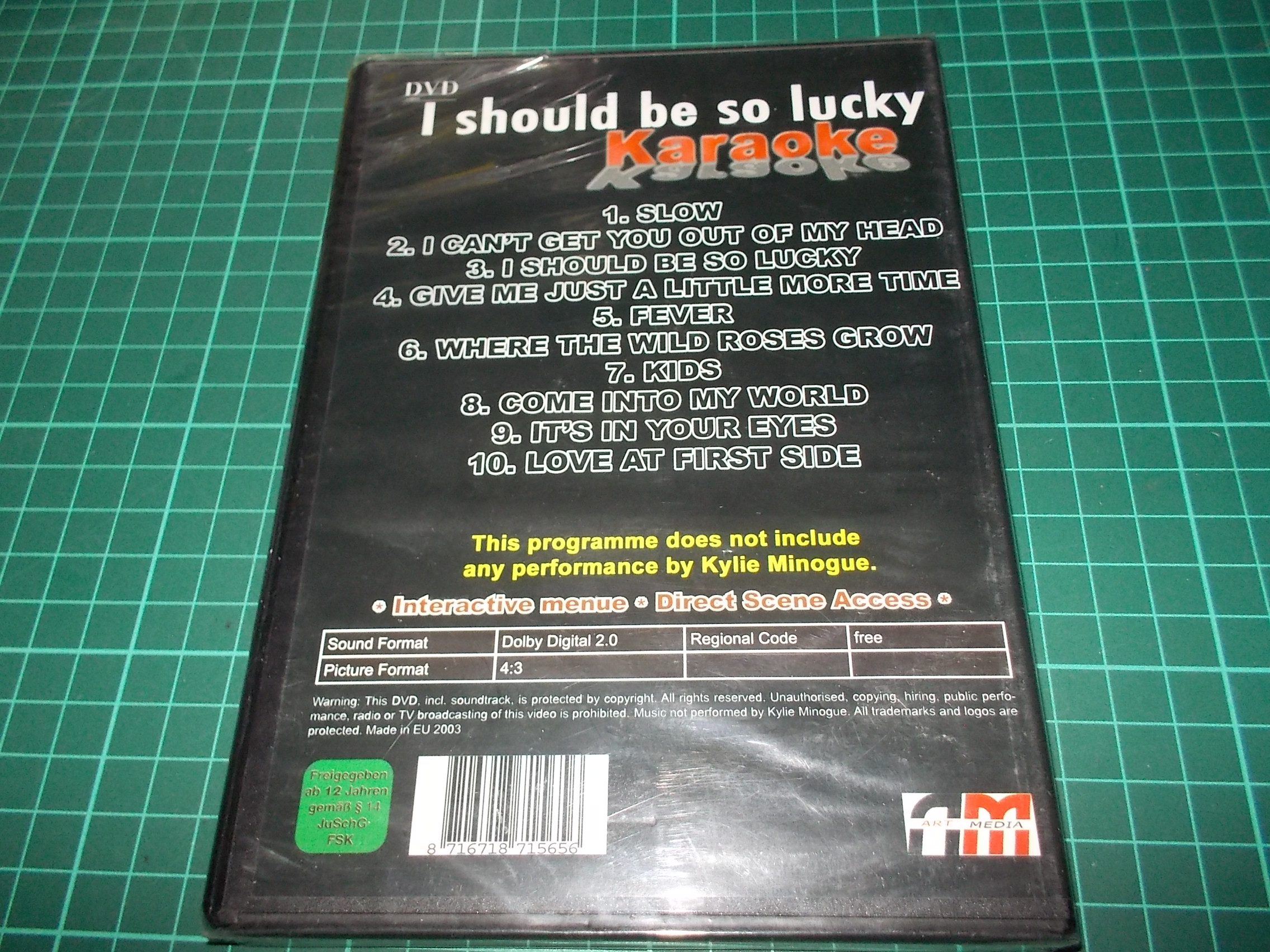 Karaoke - Kylie Minoque - i should be so lucky (DVD)