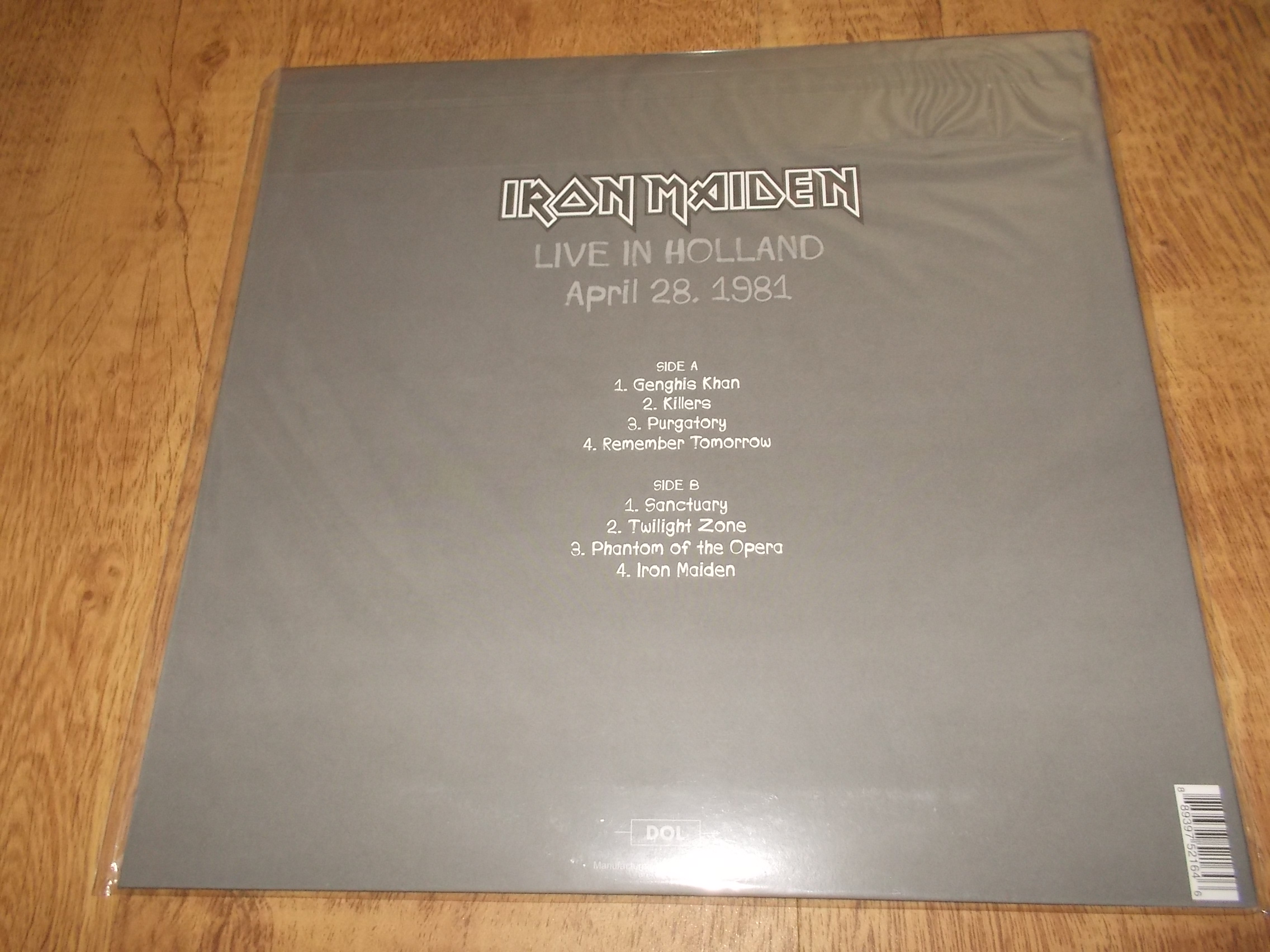 Iron Maiden - Live In Holland April 28, 1981 (Vinyl-LP)