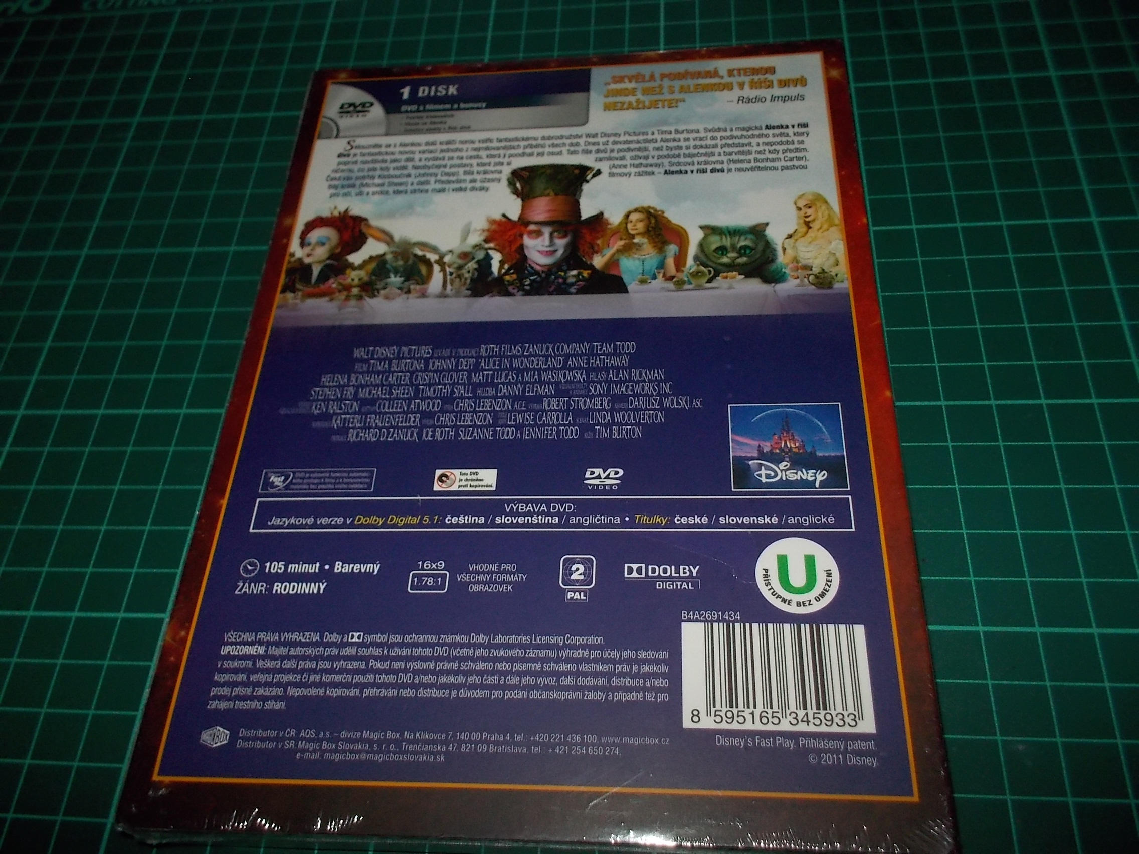 Alenka v říši divů - bestsellery (DVD)