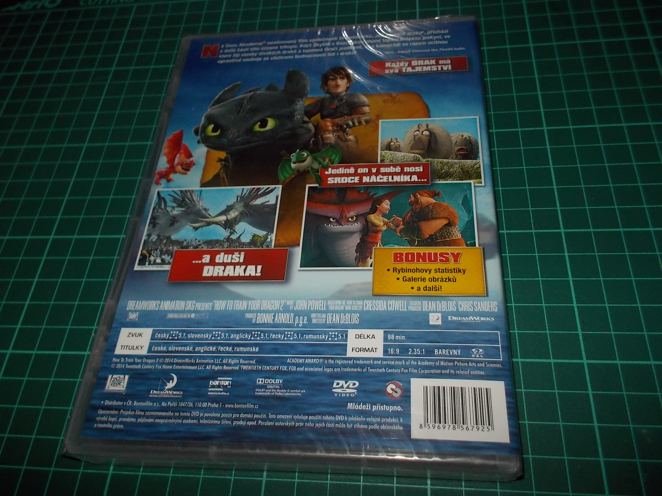 Jak vycvičit draka (DVD)