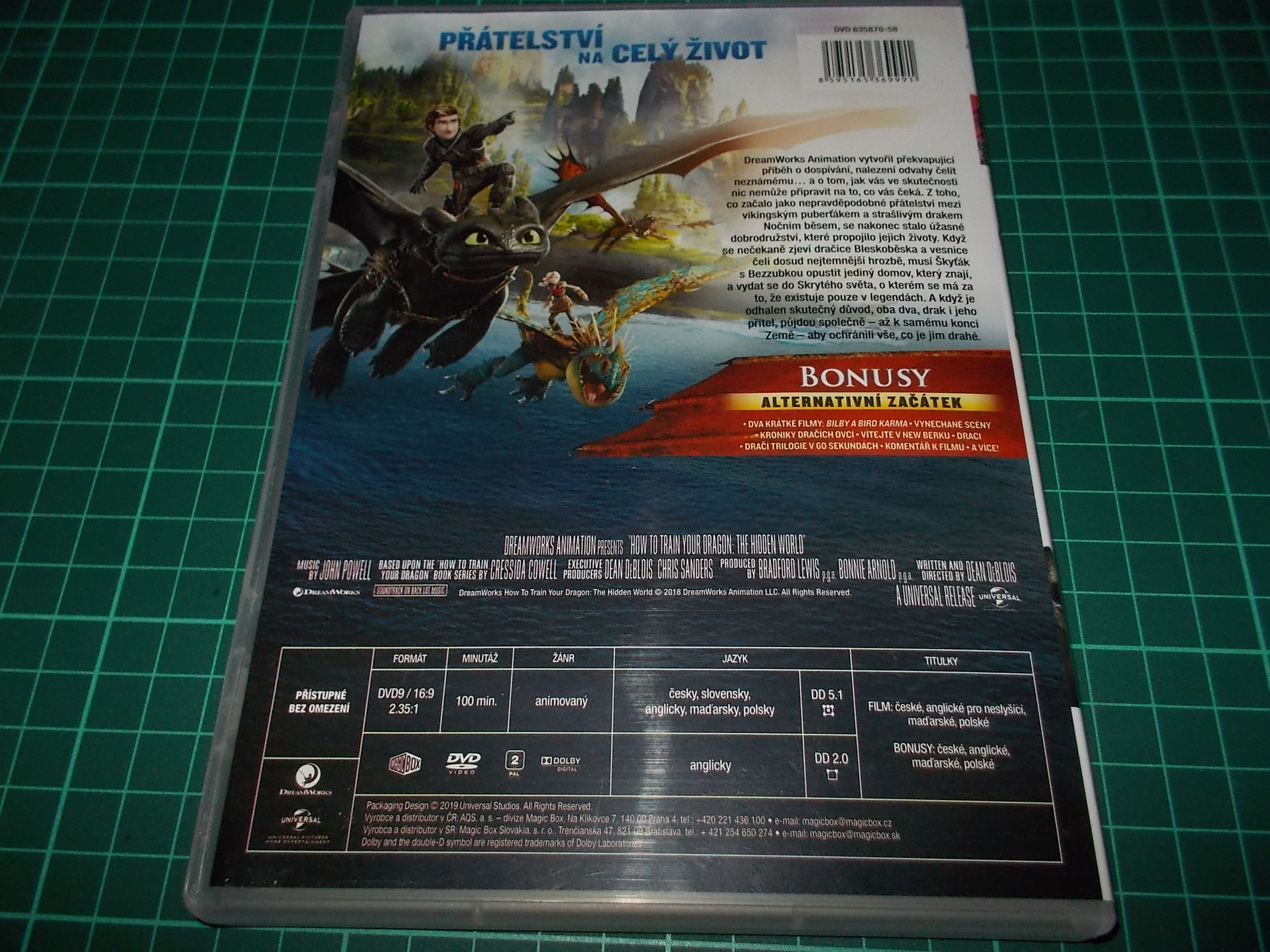 Jak vycvičit draka 3 (DVD) BAZAR 