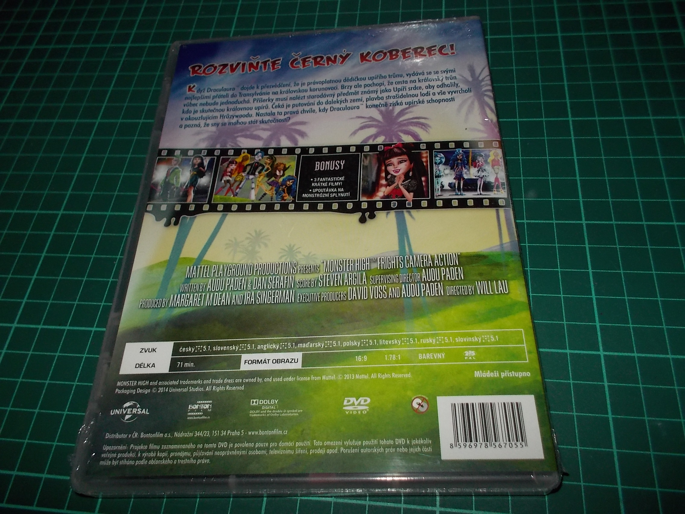 Monster High - Kamera, lebka, jedem! (DVD)