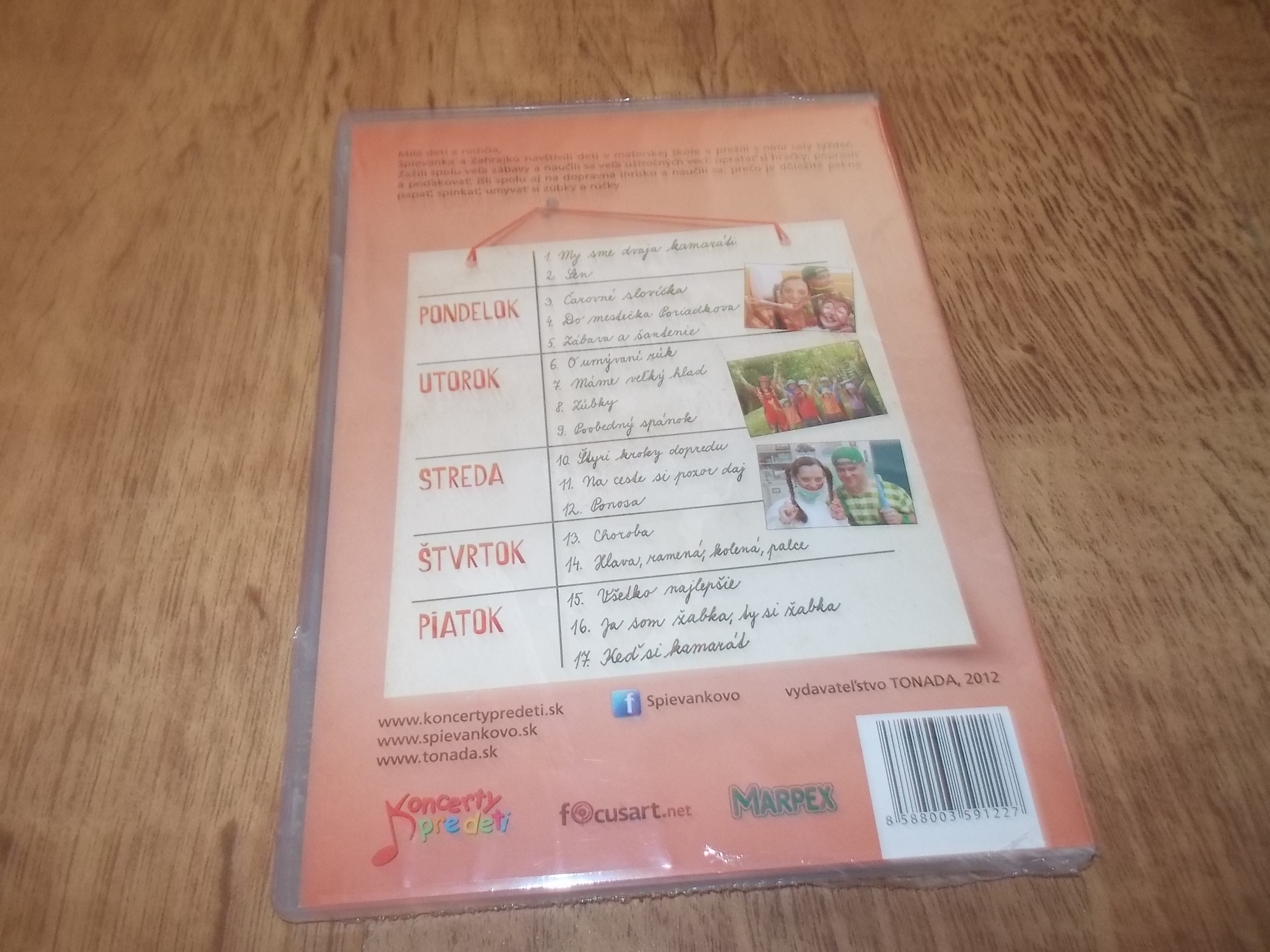 Podhradská Mária a Richard Čana: Spievankovo 3 (DVD) Slim