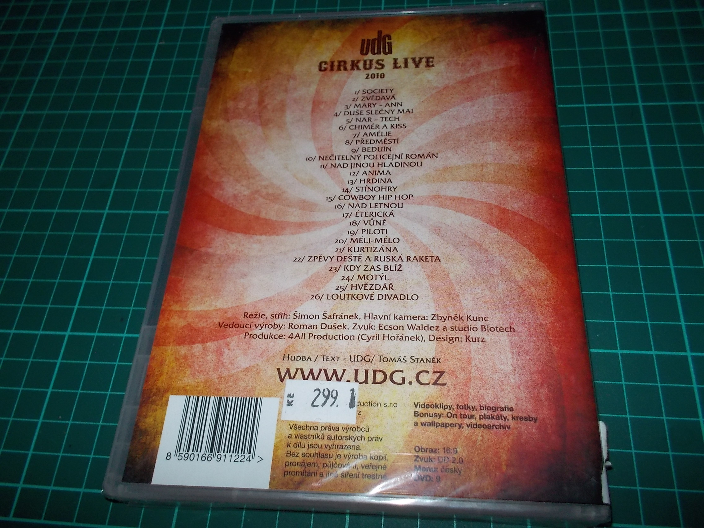 UDG - CIRKUS LIVE 2010 (DVD)