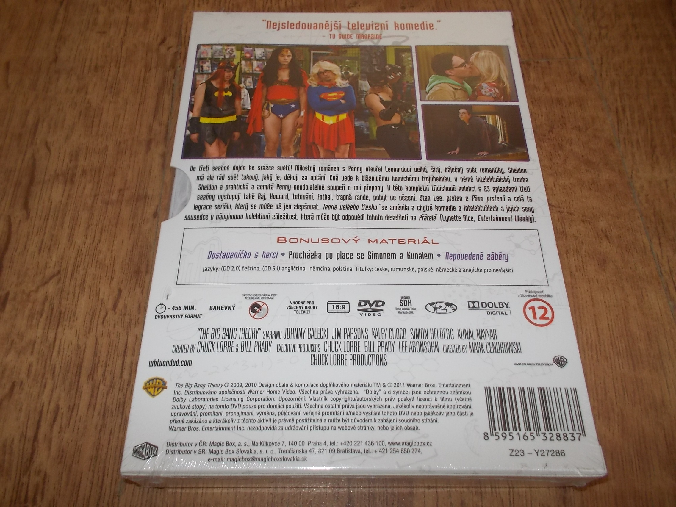 Teorie velkého třesku 3. série (3DVD) TV SERIÁL