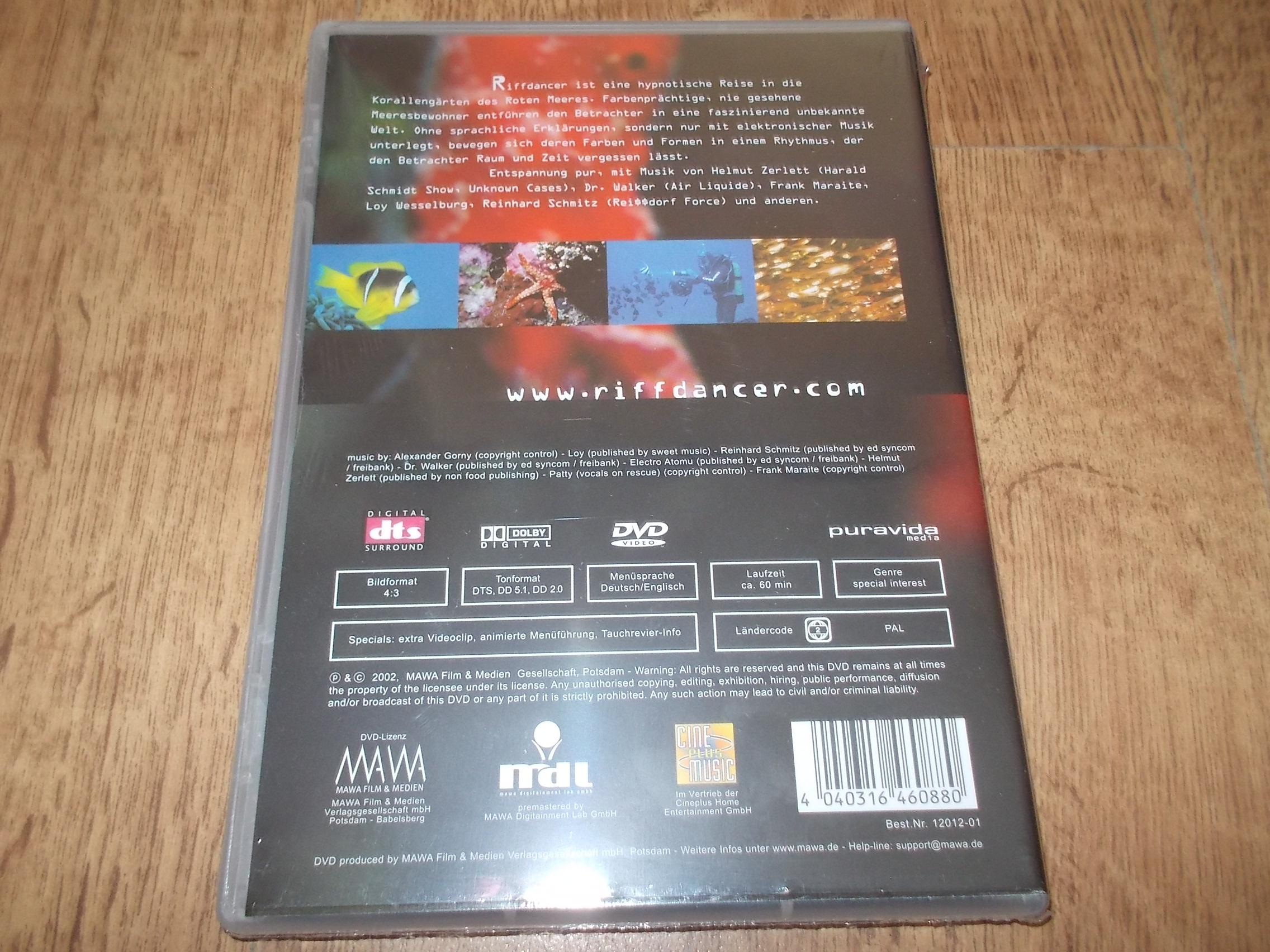 Psychedelic Kitchen - Riffdancer - Chillout In Deepblue (DVD)