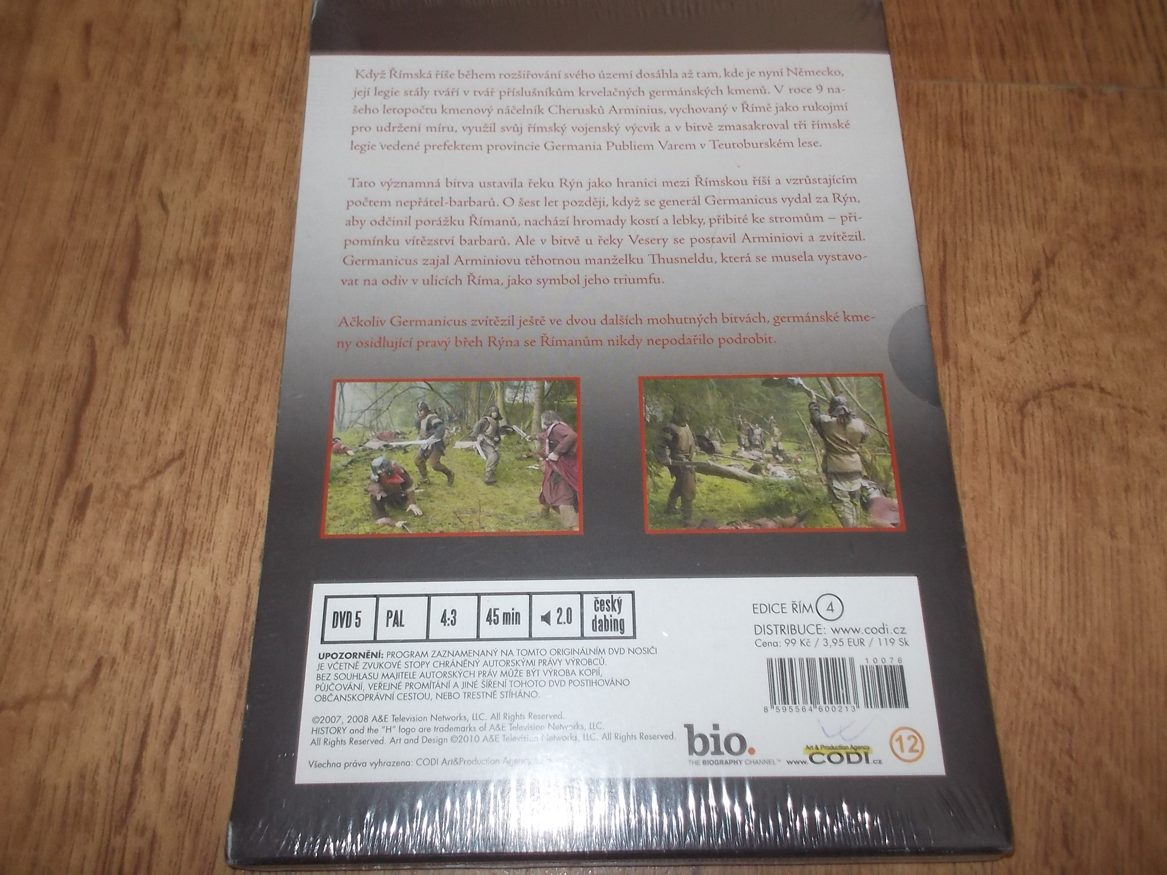 ŘÍM - VZESTUP A PÁD IMPERIA - LES SMRTI (DVD) Slim