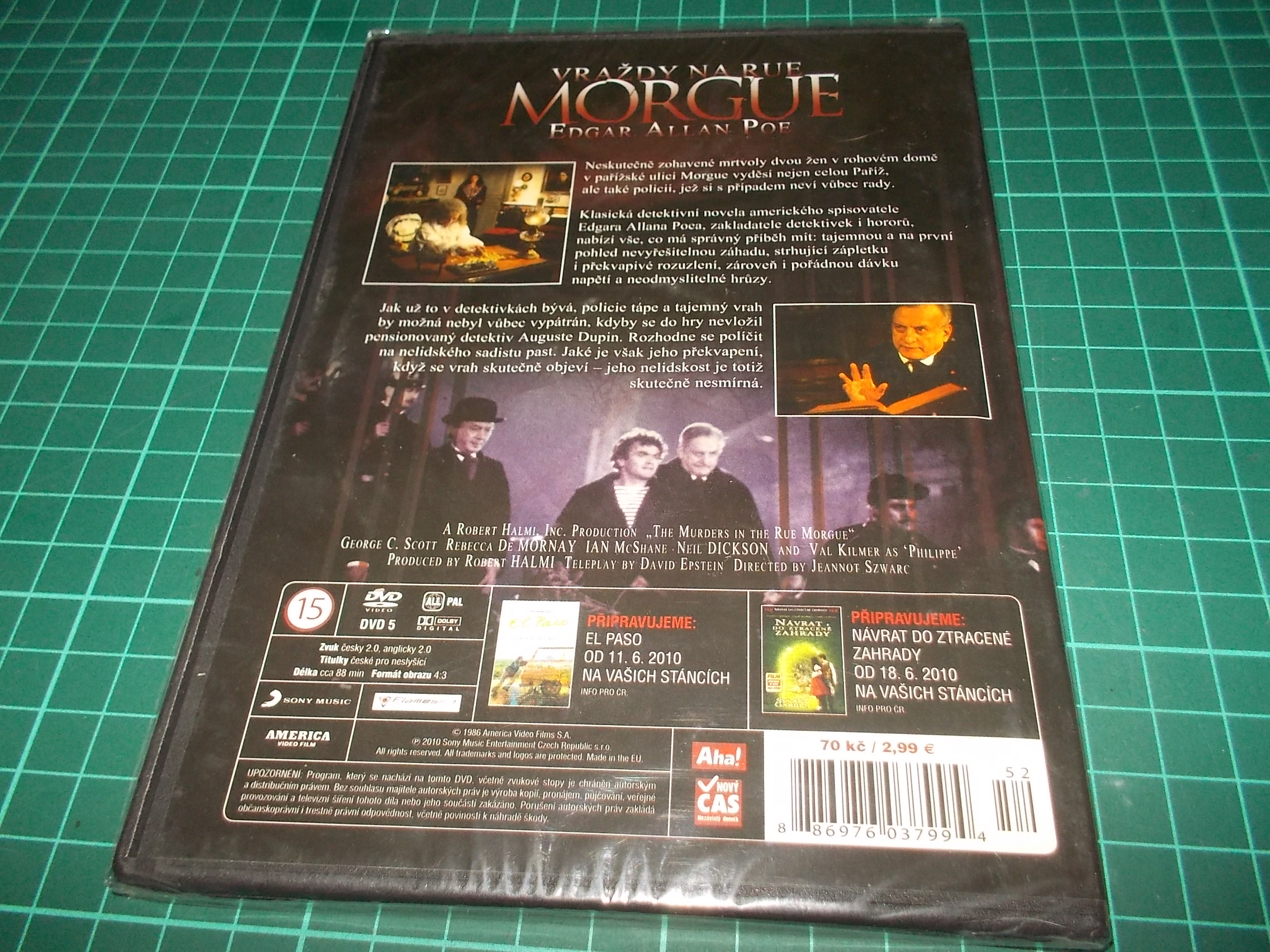 Vraždy na Rue Morgue - Vraždy v ulici Morgue (DVD) Slim 