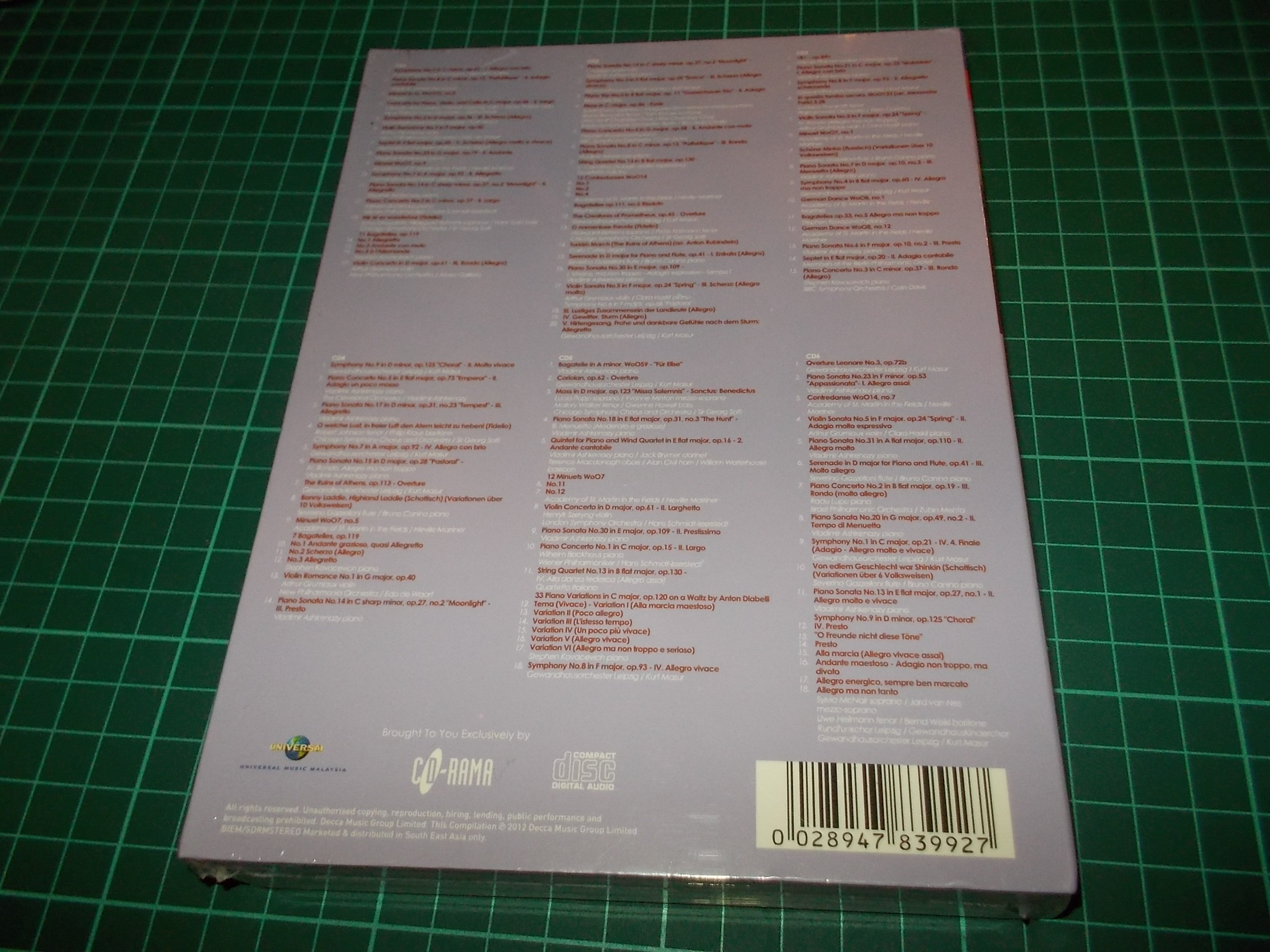 Beethoven - Beethoven 101 (6CD)