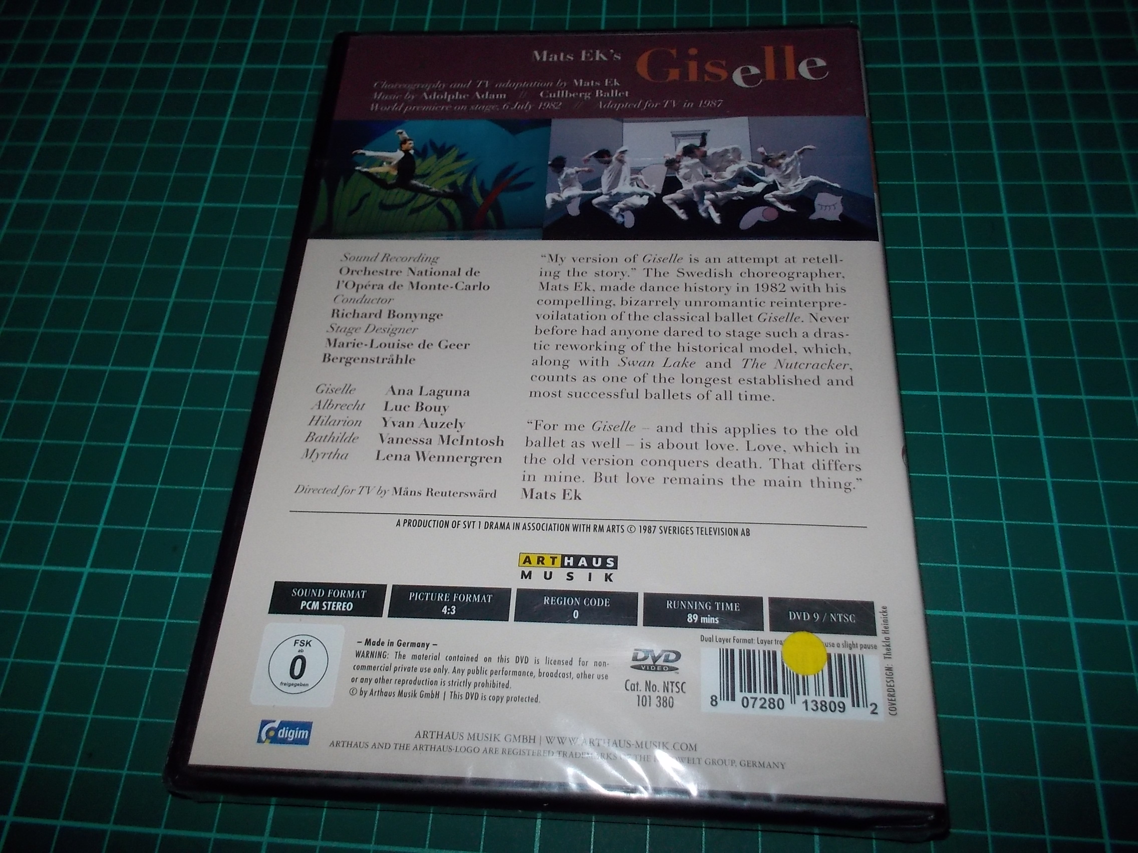 MATS EK - Giselle (DVD)