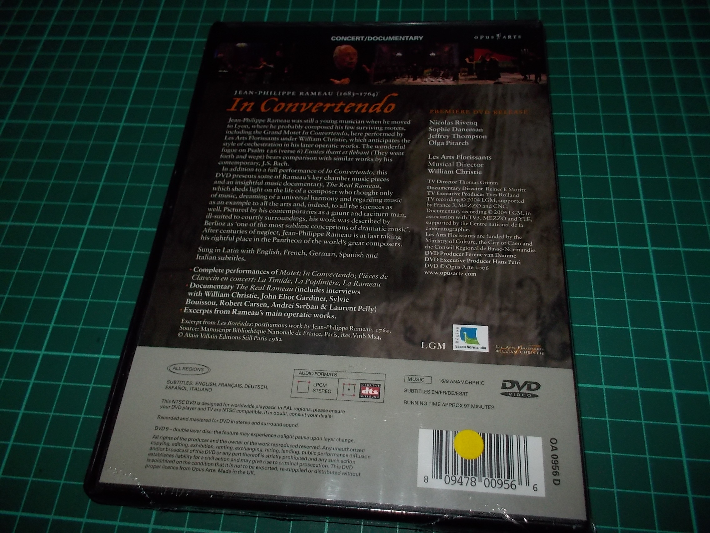 JEAN - PHILIPPE RAMEAU - IN CONVERTENDO (DVD)