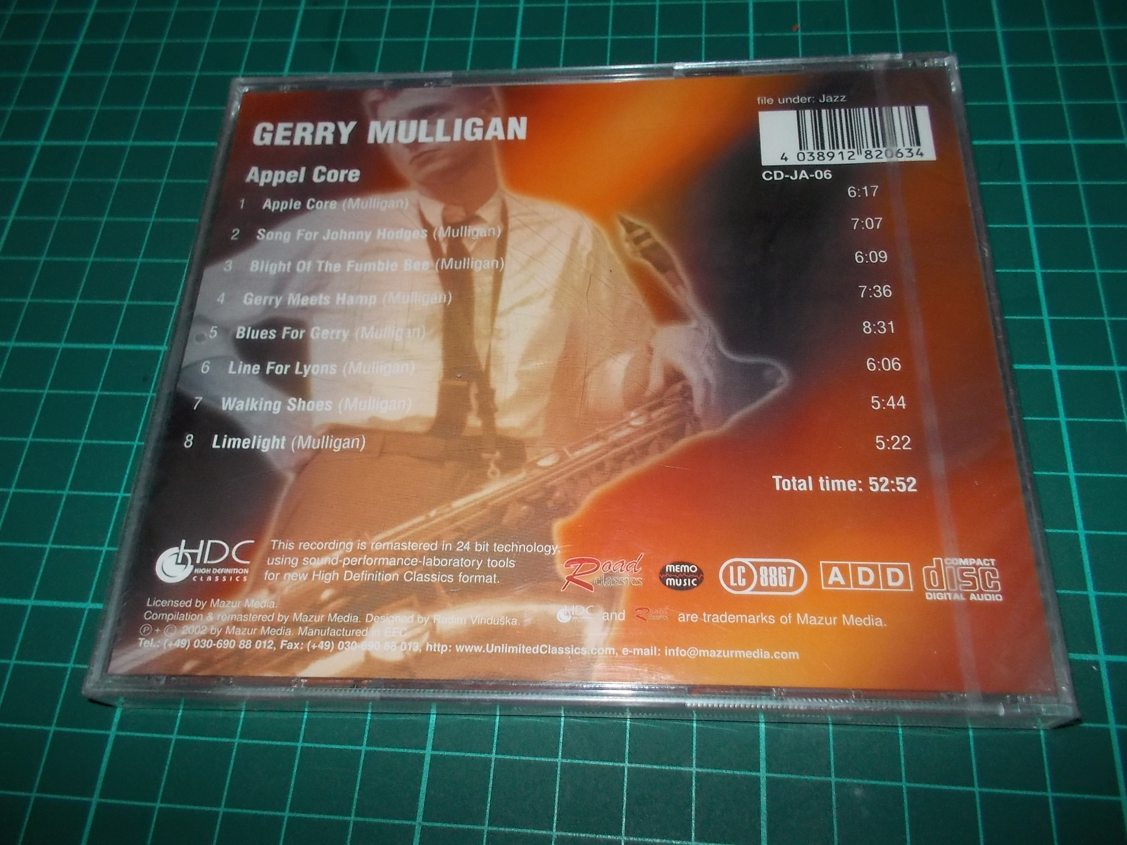 GERRRY MULLIGAN - APPEL CORE CD) BAZAR ROZBALENO