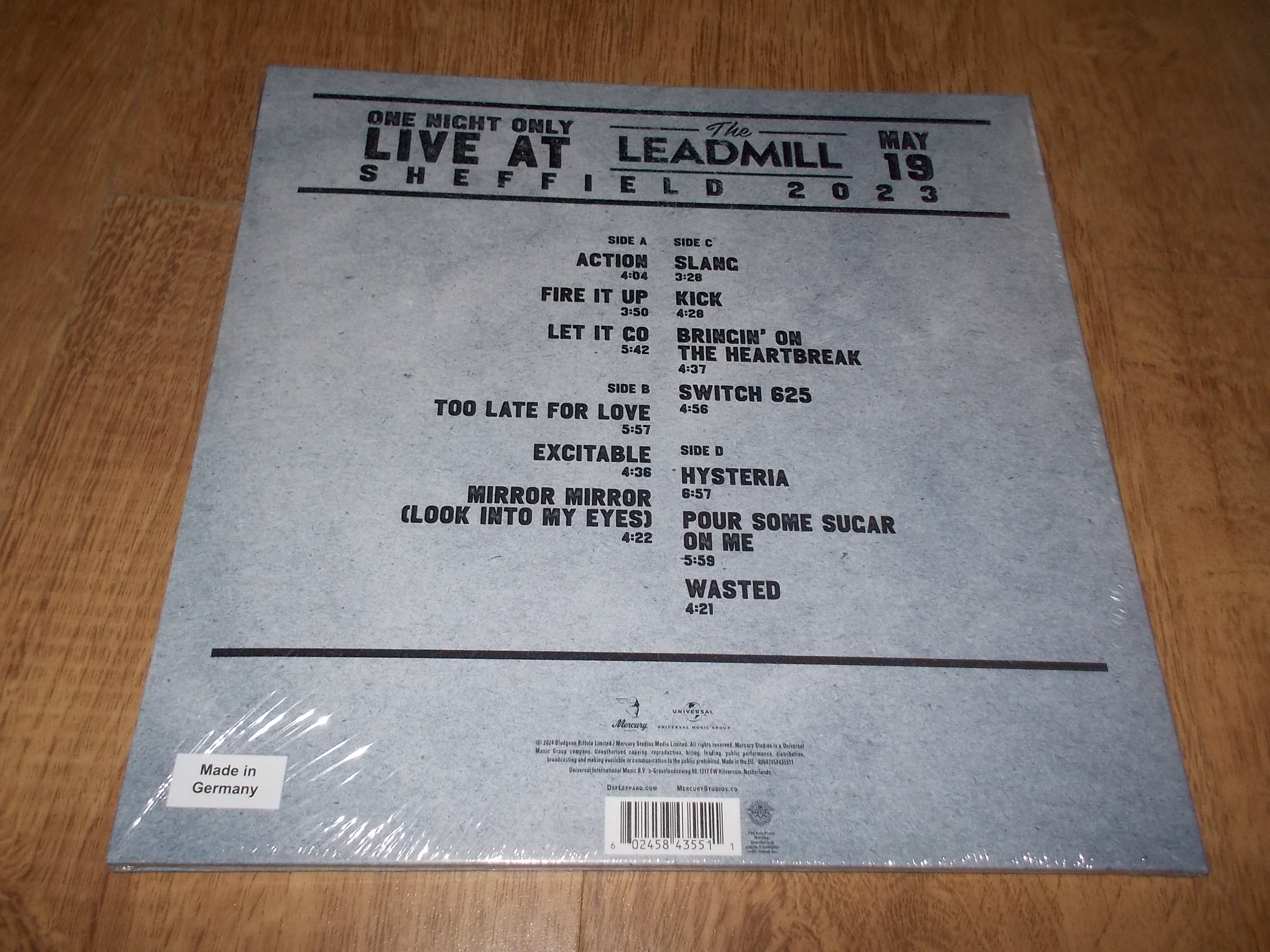 Def Leppard - One Night Only: Live At The Leadmill 2023 (2Vinyl-LP)