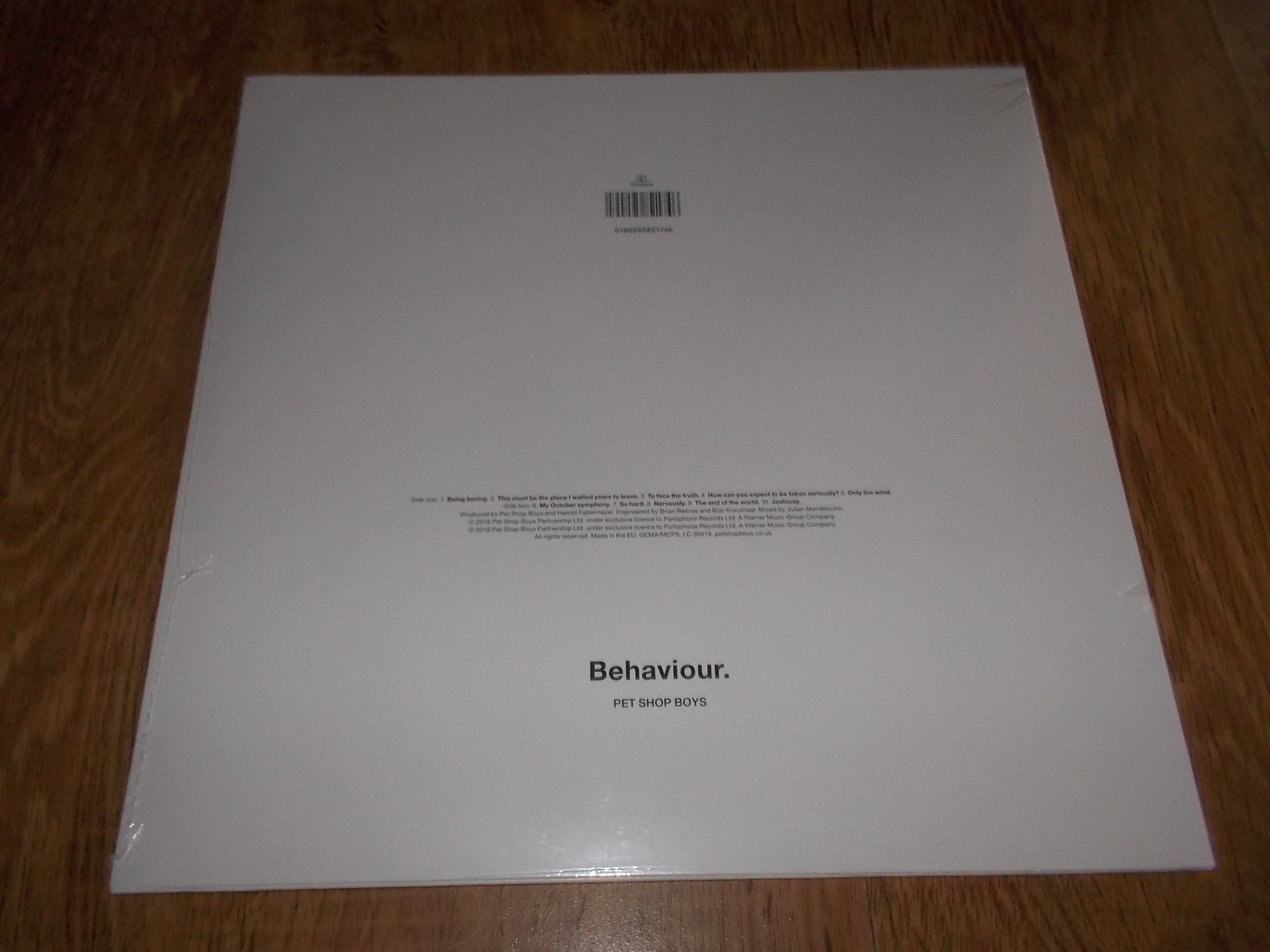 Pet Shop Boys - Behaviour (Vinyl-LP)