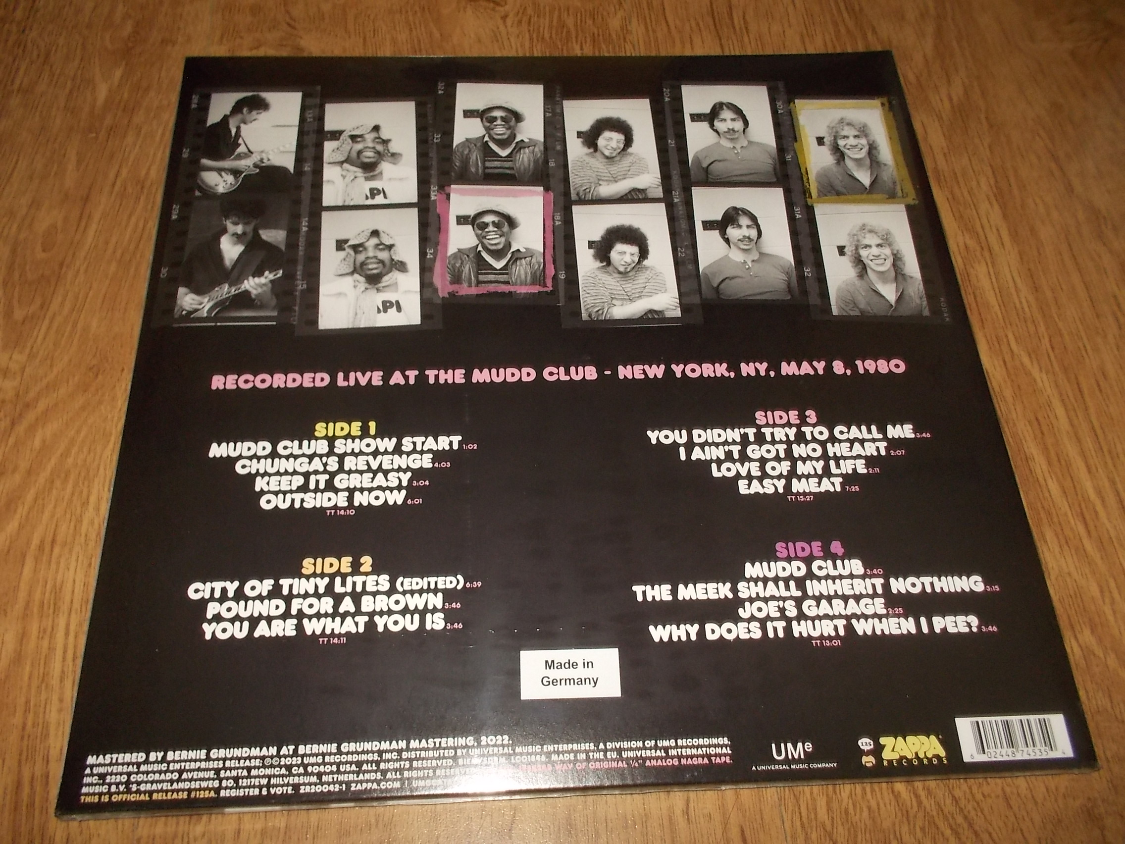 Frank Zappa - Zappa '80:Mudd Club (2Vinyl-LP)