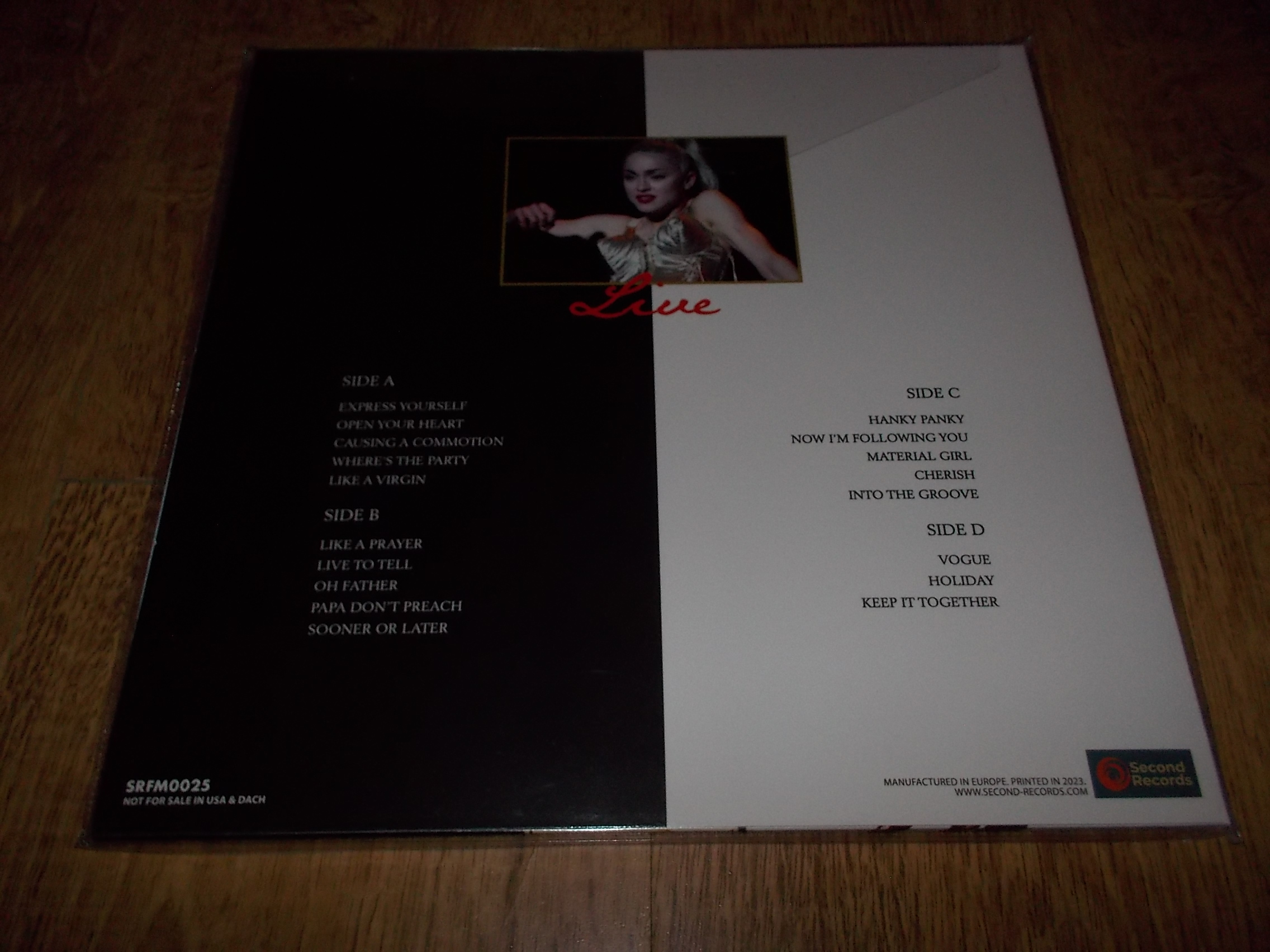 Madonna - Live (Dallas May 7, 1990) (2Vinyl-LP)
