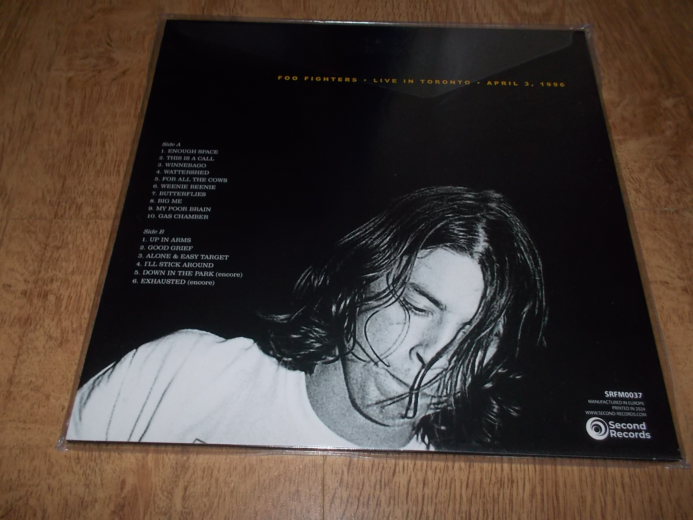 Foo Fighters - Live In Toronto 1996 - Live Broadcast - Colored YELLOW (Vinyl-LP)