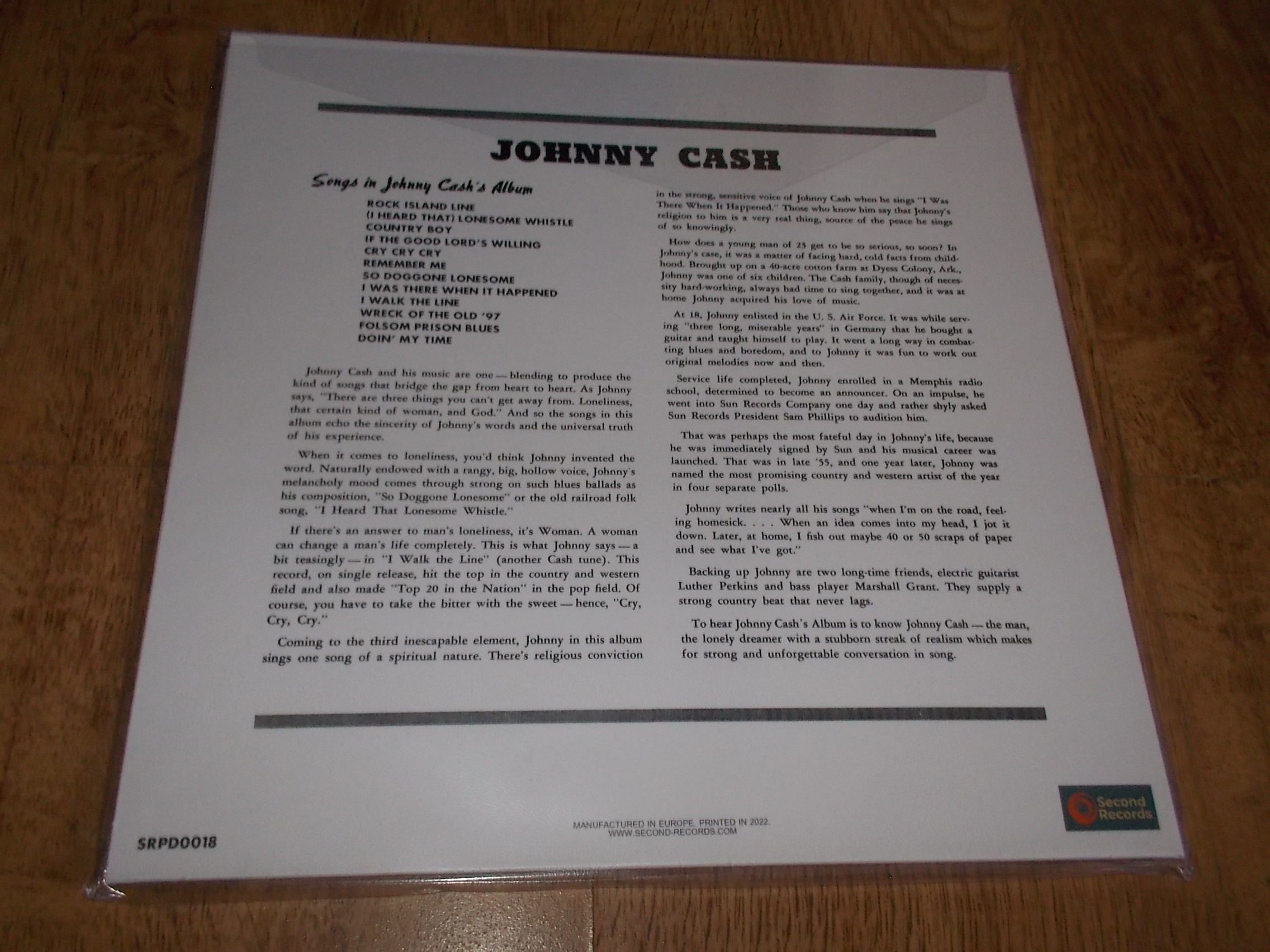 Johnny Cash - With His Hot And Blue Guitar (Vinyl-LP)