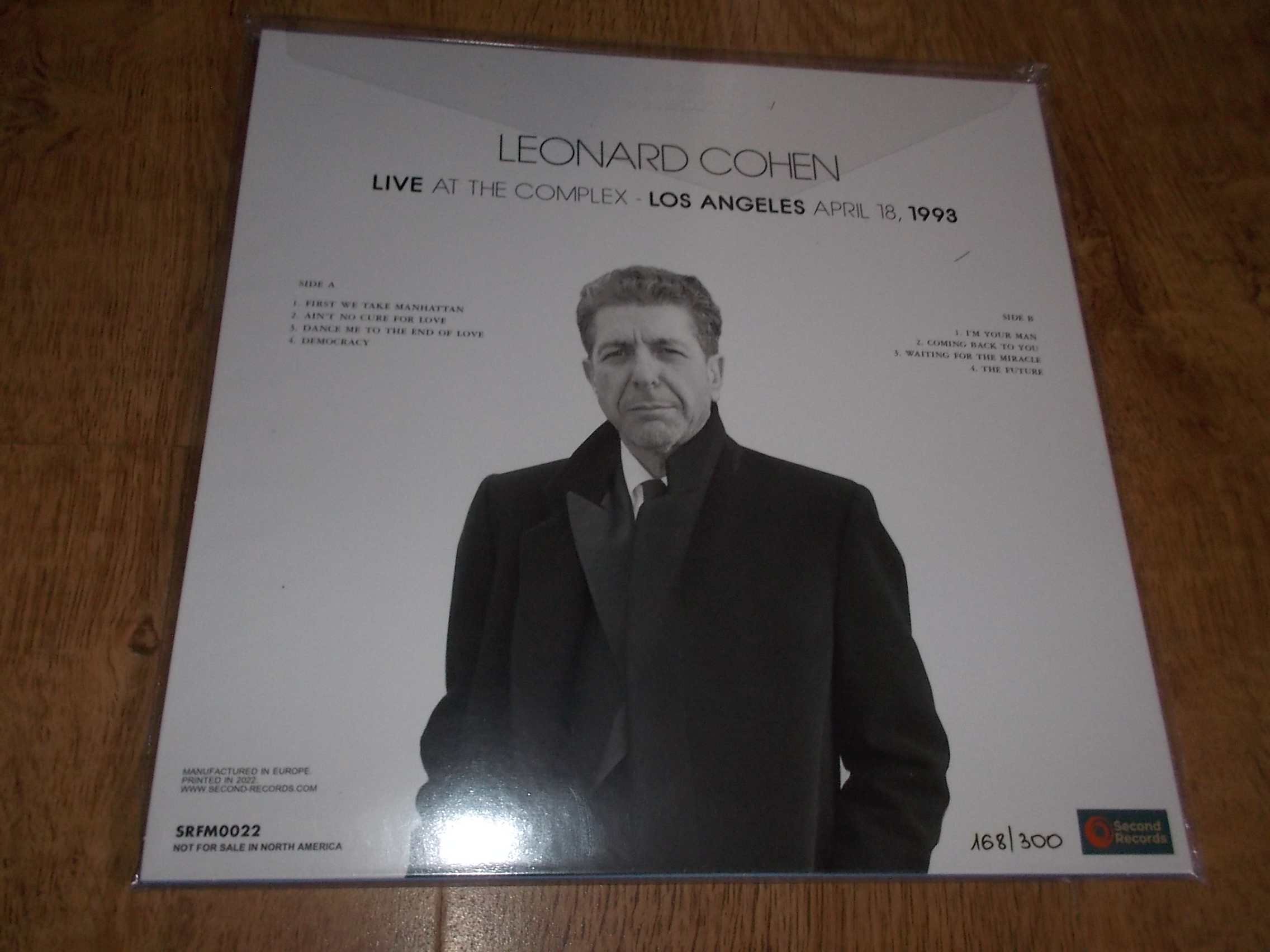 Leonard Cohen - Live At The Complex - Los Angeles April 18, 1993 - HANDNUMBERED LIMITED EDITION (Vinyl-LP)