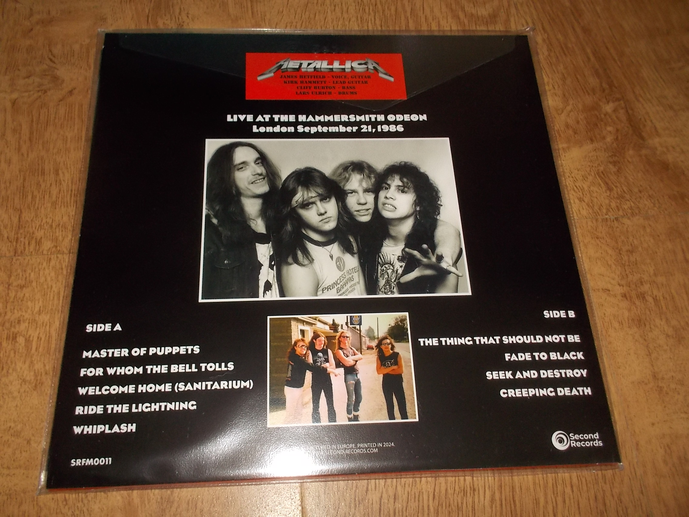 Metallica - Live At The Hammersmith Odeon 1986 (Vinyl-LP) MARBLE VINYL