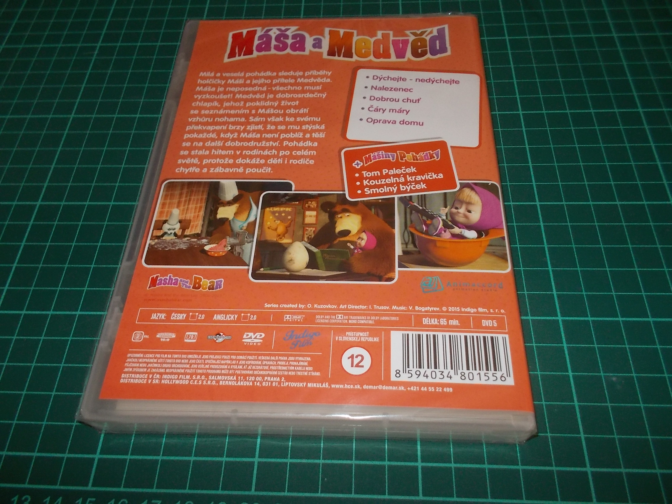 Máša a medvěd SET 4 (DVD)