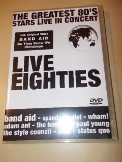 Various Artists - LIVE EIGHTIES (DVD) BAZAR ROZBALENO