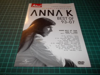 ANNA K - BEST OF 93-07 - AUKRO BEST OF TOUR ANNA K. 2009 (DVD v pošetce)