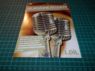 Various Artists - NEJKRÁSNĚJŠÍ DUETY - SPECIÁLNÍ KOLEKCE TĚCH NEJHEZČÍCH DUET ČESKOSLOVENSKÉ POP MUSIC  1.DÍL (CD v pošetce)